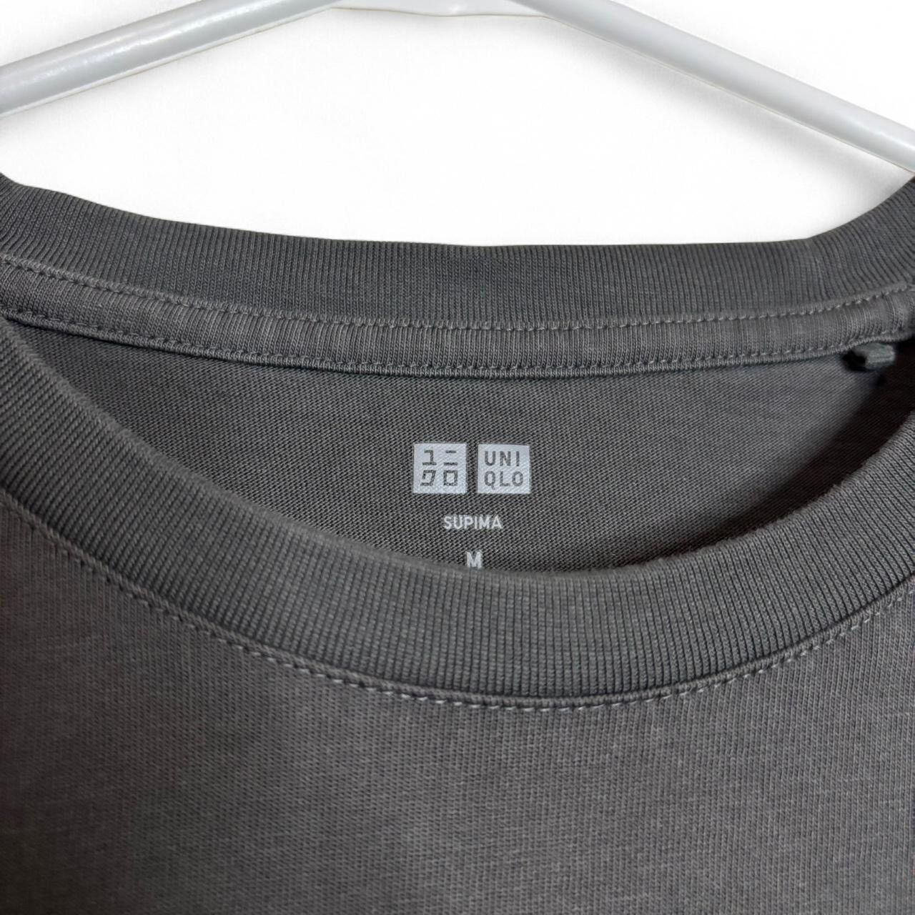 Uniqlo Uniqlo Supima Grey Blank Tee - M Size US M / EU 48-50 / 2 - 2 Thumbnail