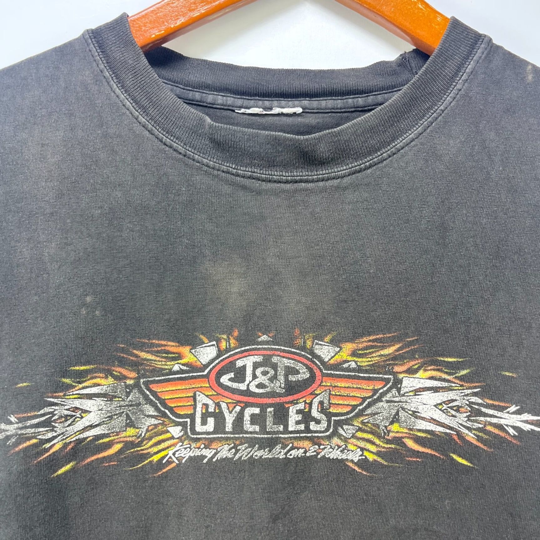 Harley Davidson VINTAGE Harley-Davidson T-Shirt XL Black Crew Neck Short Sleeve Graphic Print 2-Sided Mens Size US XL / EU 56 / 4 - 7 Thumbnail