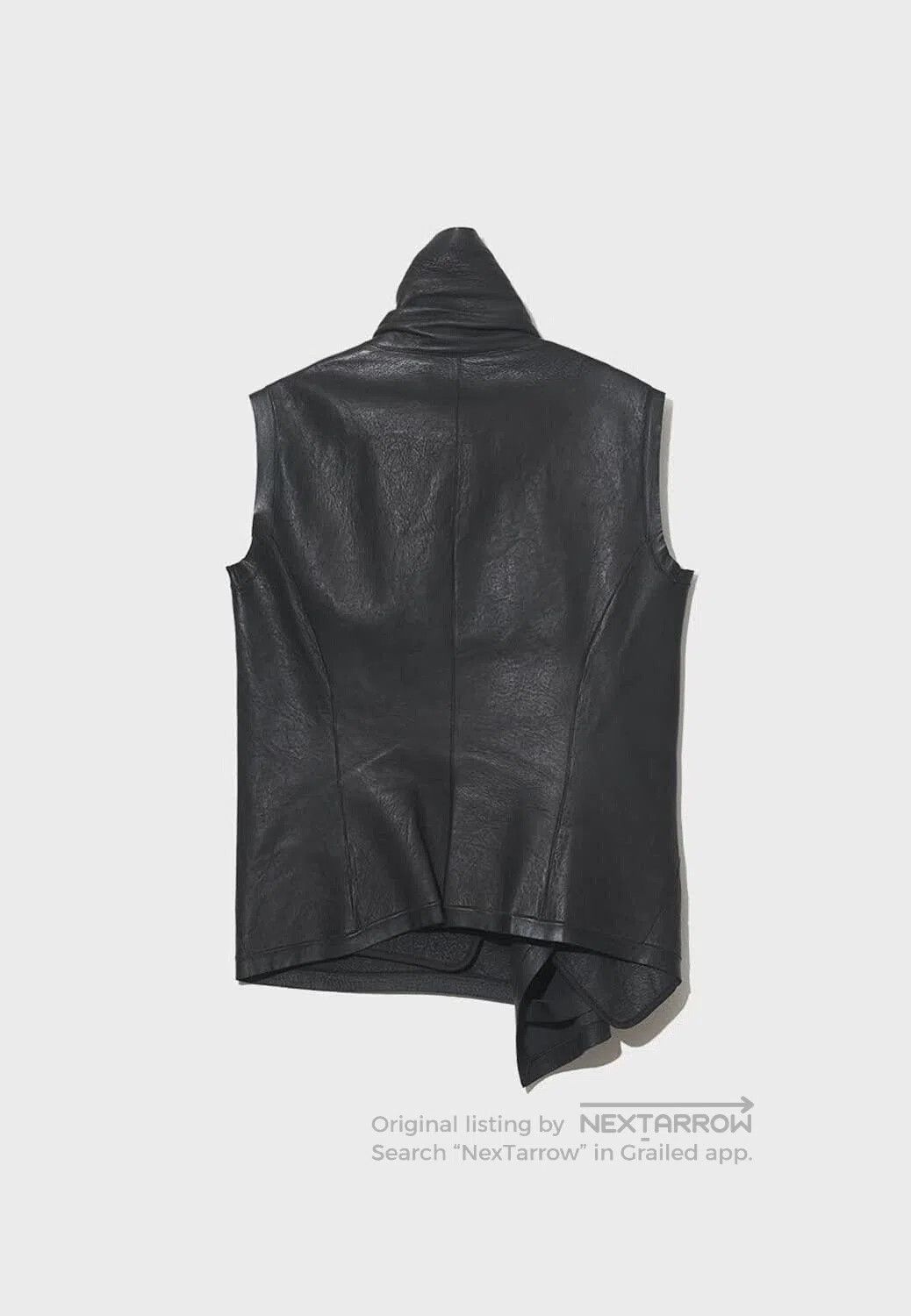 Rick Owens Rick Owens Deconstructed Leather Vest. Size US M / EU 48-50 / 2 - 2 Thumbnail