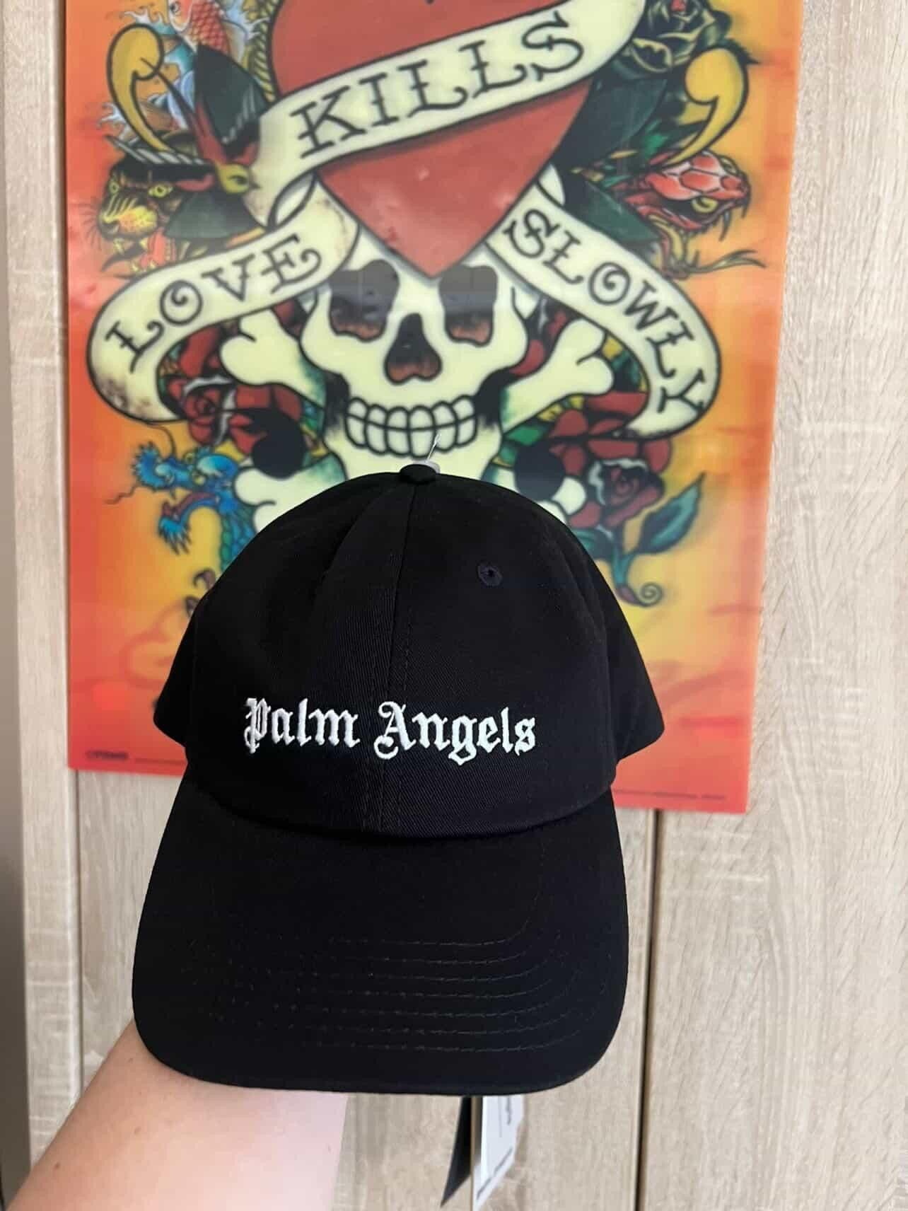 Palm Angels Palm Angels Classics Logo SnapBack Cap Black 💥🔥 Size ONE SIZE - 11 Thumbnail