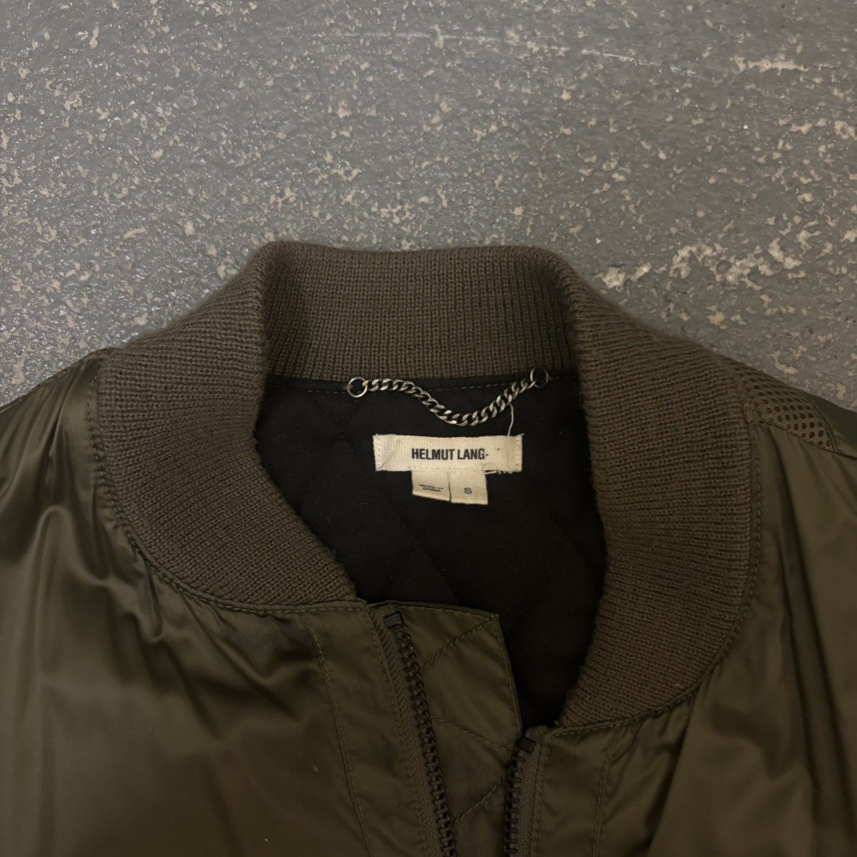 Helmut Lang Helmut Lang Military Bomber Jacket Size US S / EU 44-46 / 1 - 8 Thumbnail