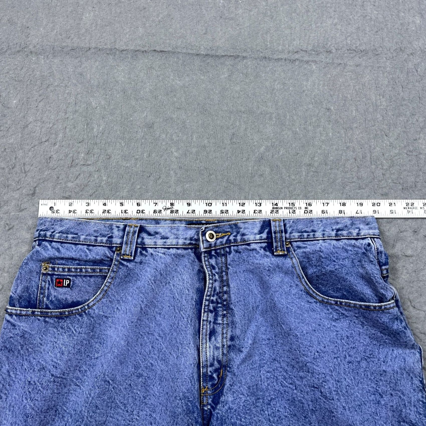 Poler VTG Ice Pole Jeans Men's 40x32 Blue Carpenter Loop Paratroops Y2K Wide Skater Jeans Size US 40 / EU 56 - 6 Thumbnail