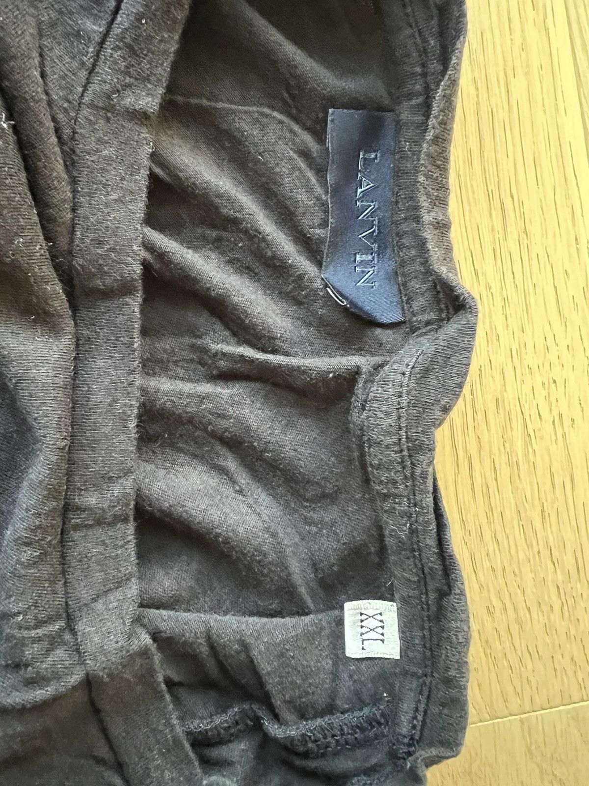 Lanvin Lanvin navy t-shirt Size US XXL / EU 58 / 5 - 4 Thumbnail