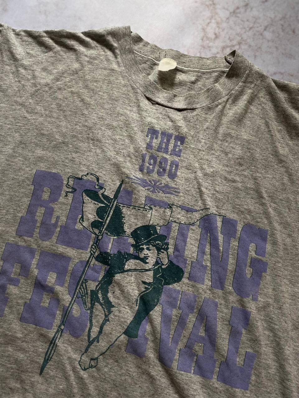 Band Tees × Vintage Vintage 1990 Reading Festival Concert T shirt Size US L / EU 52-54 / 3 - 5 Thumbnail