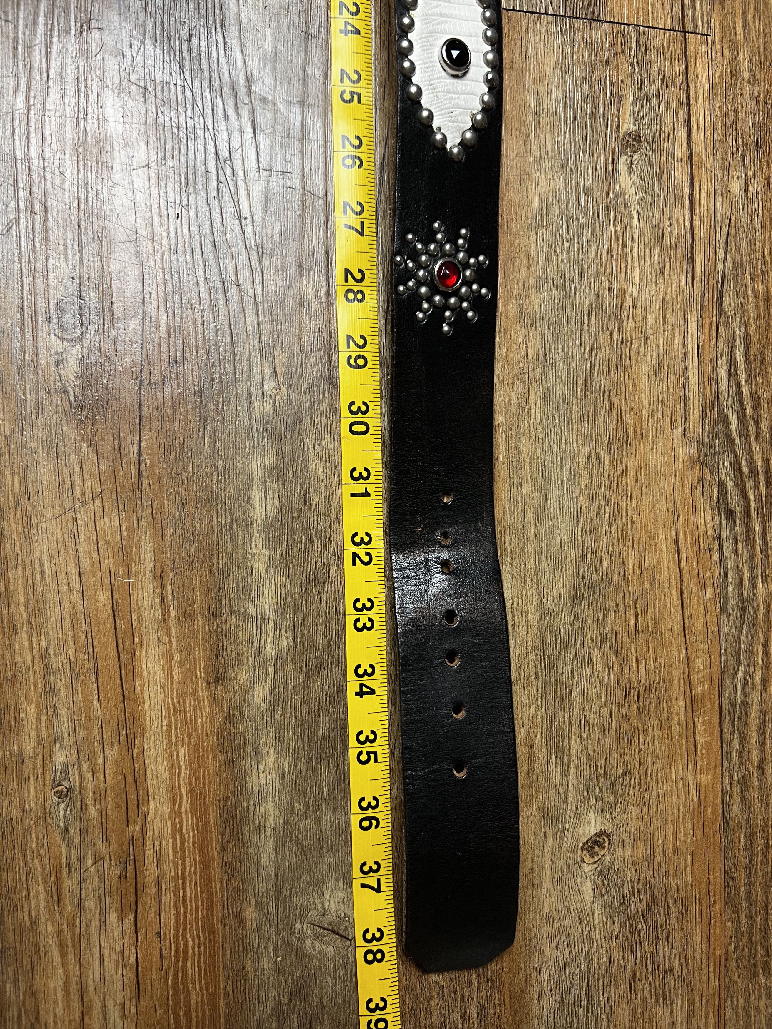 Hollywood Trading Company Vintage HTC Hollywood Trading Co. Style Hand Studded Belt Size 30 - 7 Thumbnail