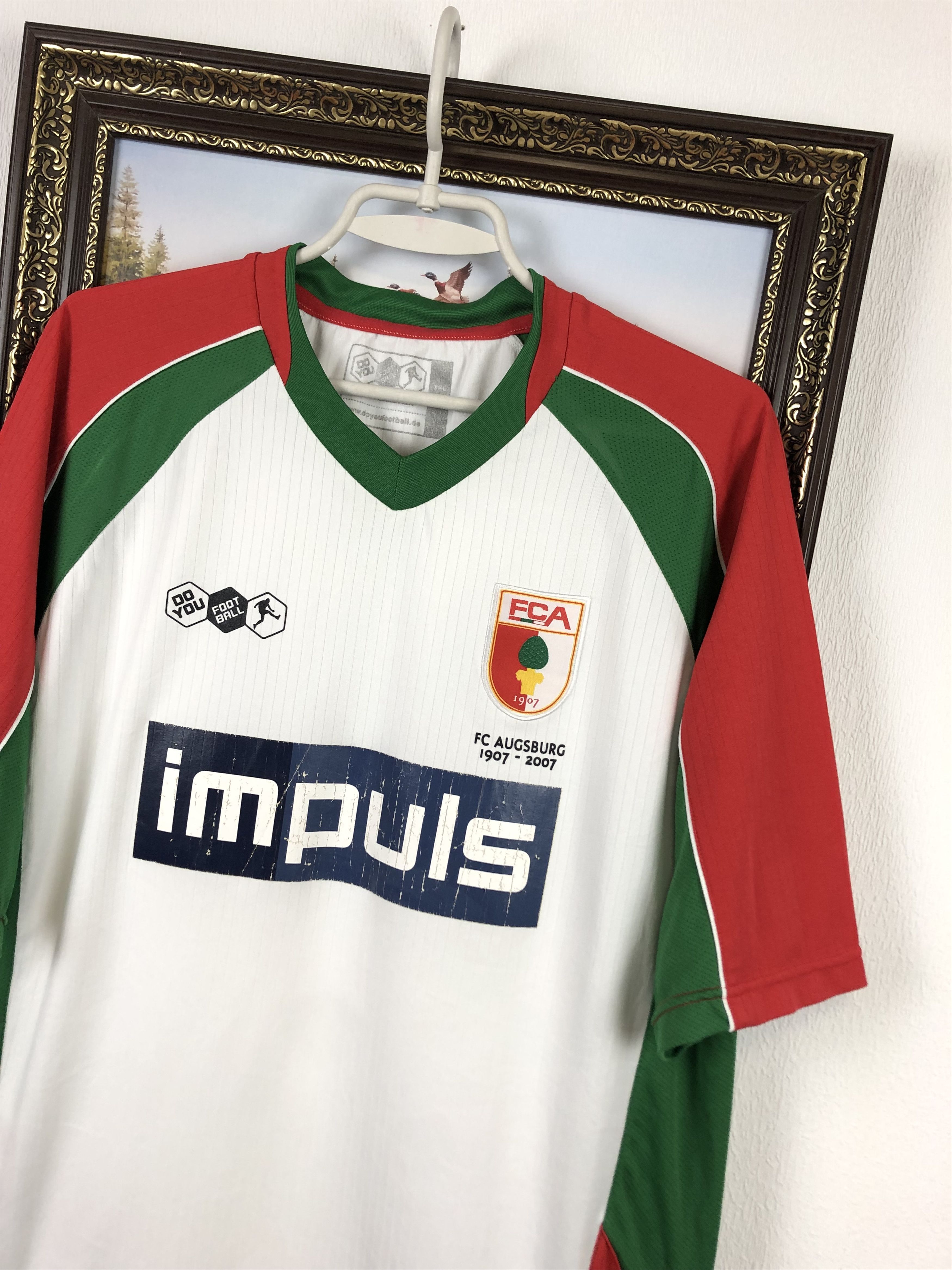 Other Augsburg Home football shirt 2007 Soccer Jersey Rare Size US XXL / EU 58 / 5 - 4 Thumbnail
