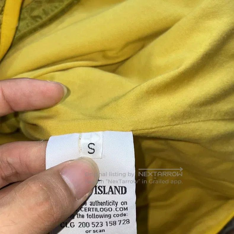 Stone Island Stone Island Metal Nylon Jacket Golden Color Size S Size US S / EU 44-46 / 1 - 5 Thumbnail