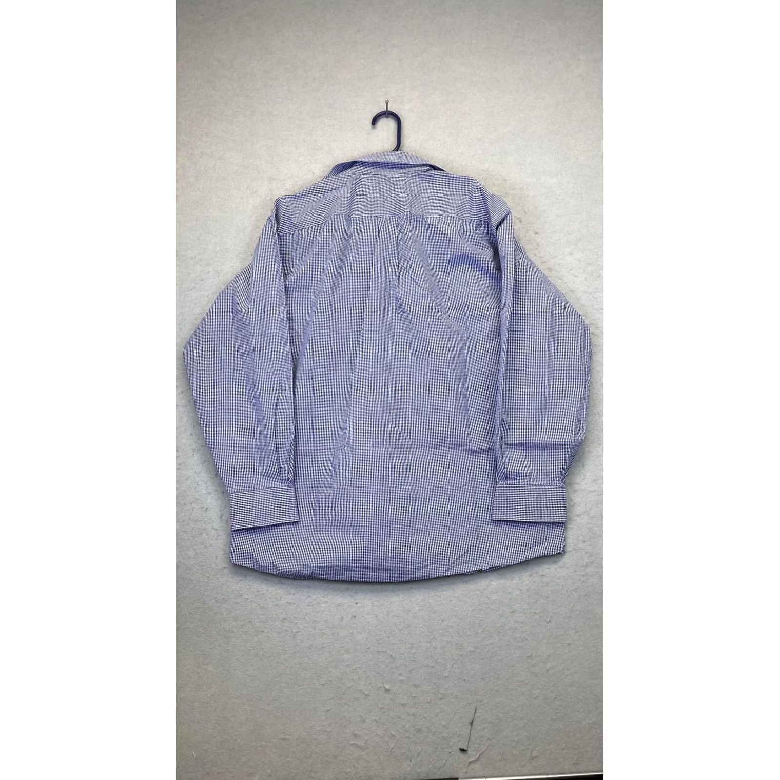 Tommy Hilfiger VINTAGE Tommy Hilfiger Shirt Mens Blue Gingham Cotton 90s Size US L / EU 52-54 / 3 - 7 Thumbnail
