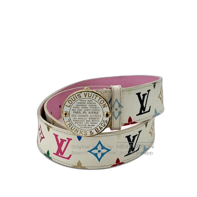 Louis Vuitton Louis Vuitton Color Logo Old Flower Belt. Size ONE SIZE - 1 Thumbnail