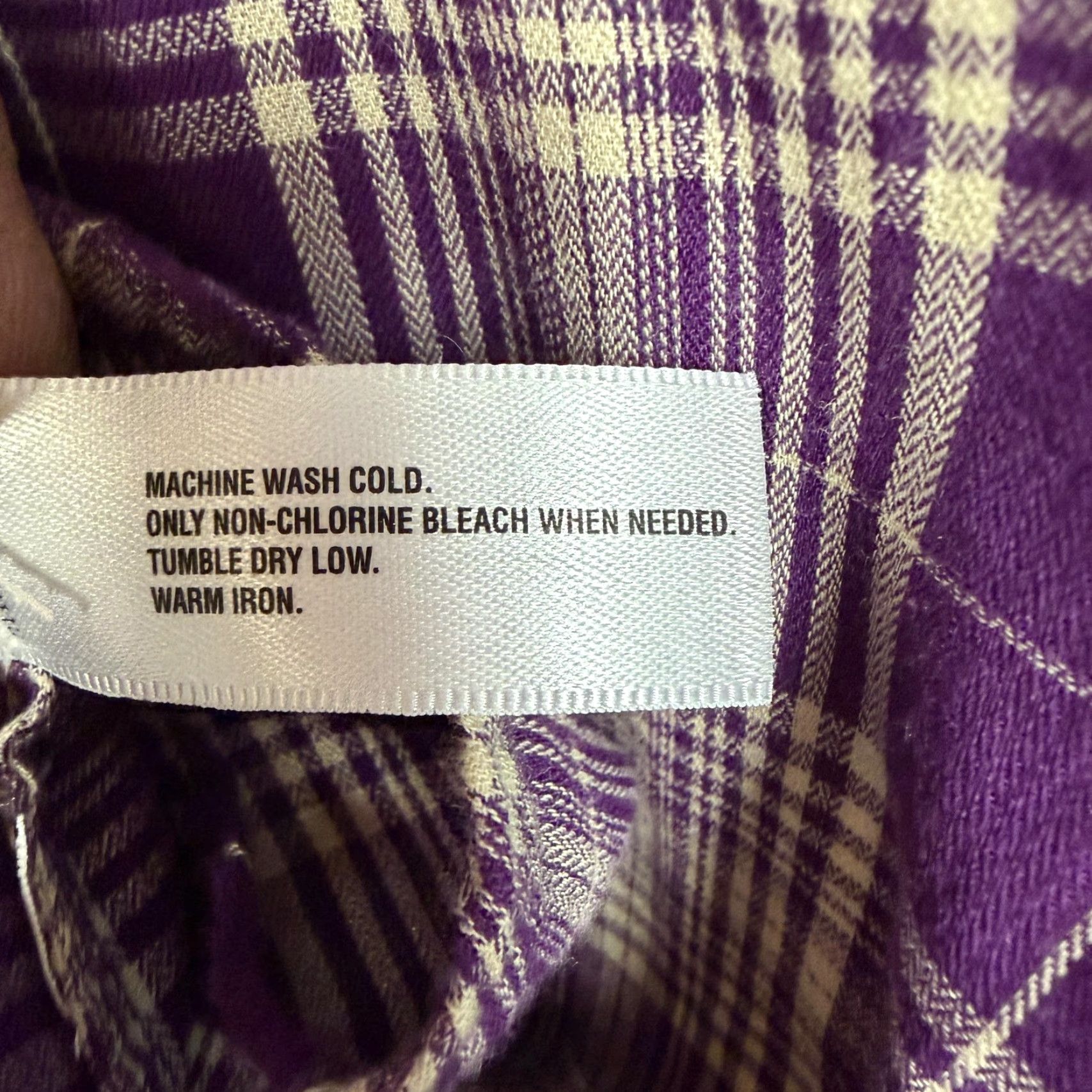 Gap VINTAGE Gap Shirt XL Purple Plaid Western Cowgirl Ruffle 90s Casual Womens Size XL / US 12-14 / IT 48-50 - 7 Thumbnail