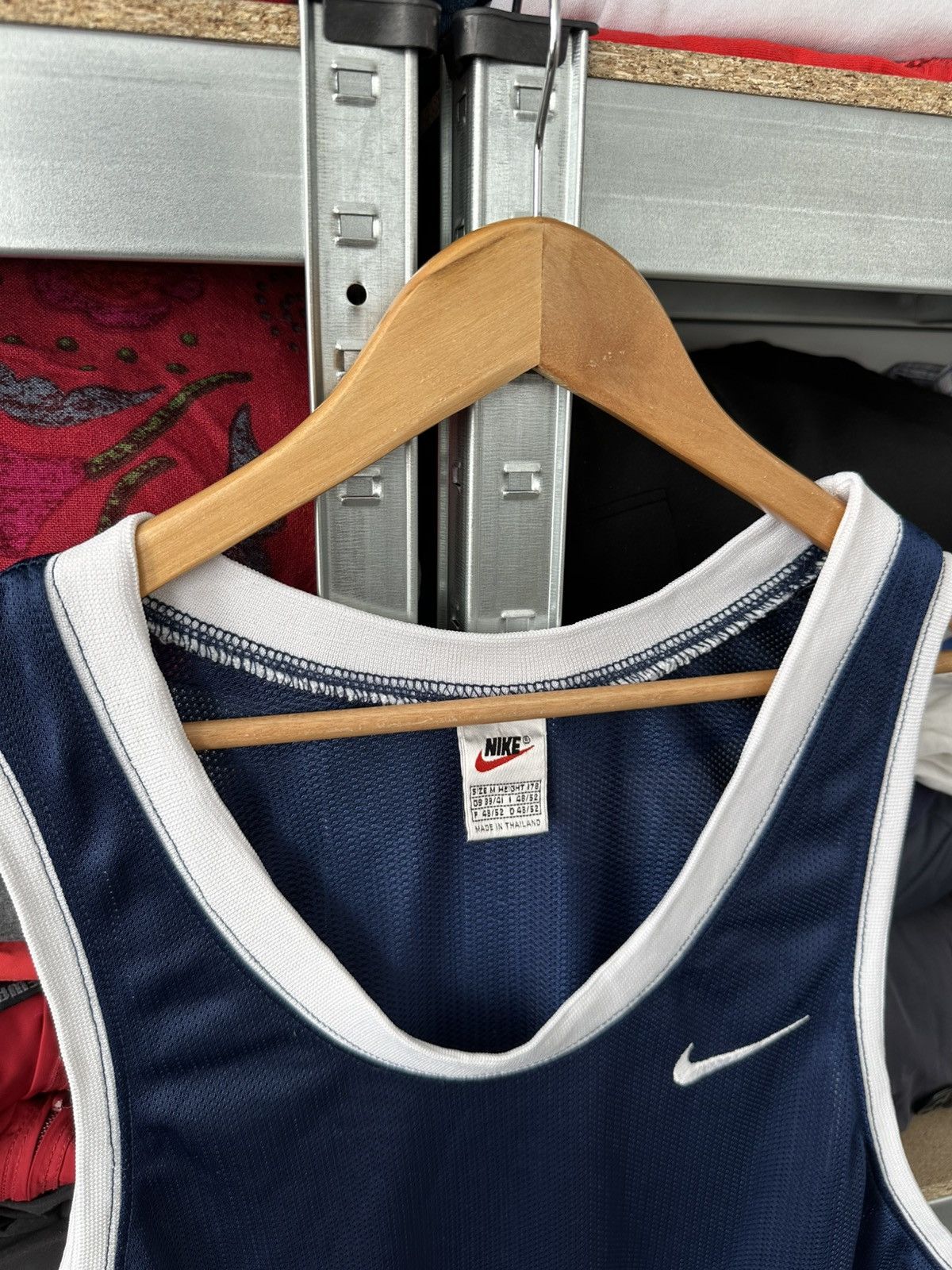 Nike Vintage Nike Mesh Tank Top Shirt Y2K Basketball Jersey Blue Size US M / EU 48-50 / 2 - 4 Thumbnail