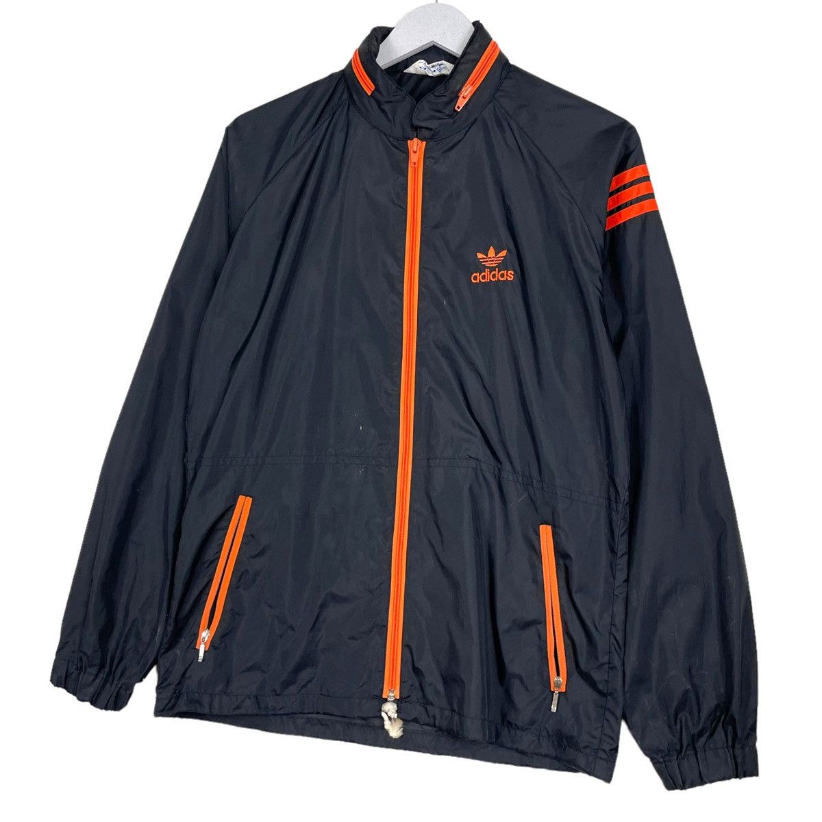 Adidas × Edition Japan × Vintage 💥70s ADIDAS WINDBREAKER NYLON ZIPPER JACKET Size US M / EU 48-50 / 2 - 2 Thumbnail