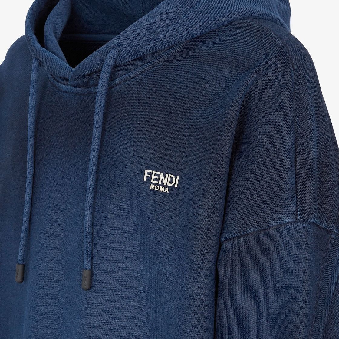 Fendi o1s1wg111225 Sweatshirt in Blue Size US L / EU 52-54 / 3 - 3 Thumbnail