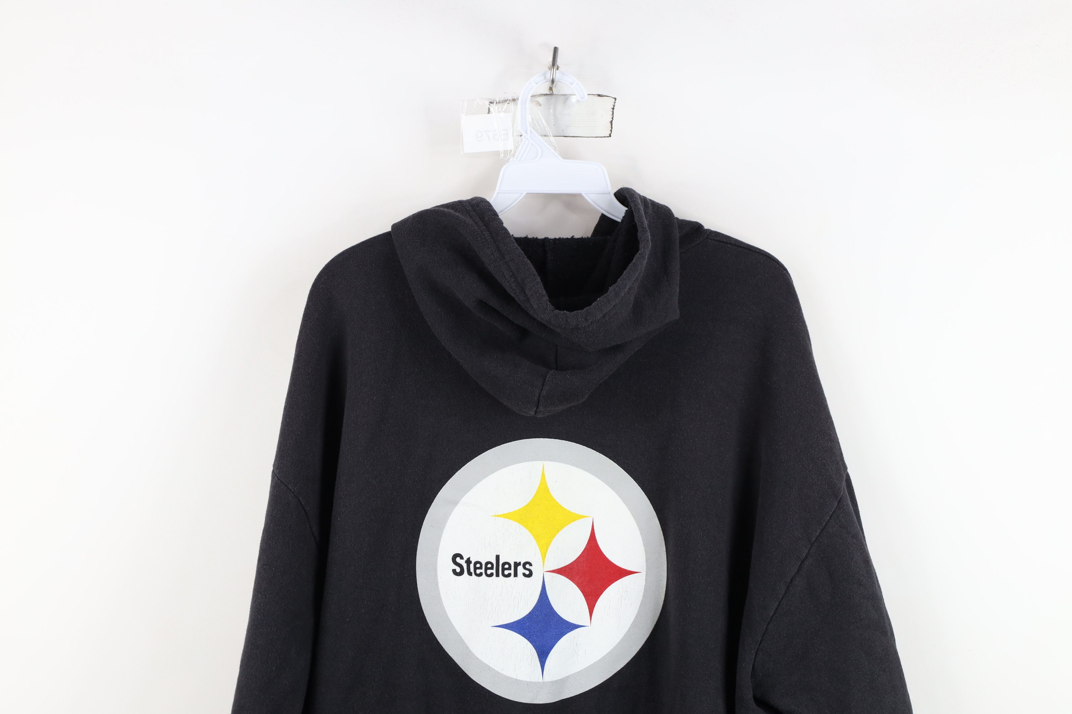 Vintage Vintage NFL Spell Pittsburgh Steelers Football Hoodie Black Size US XXL / EU 58 / 5 - 15 Thumbnail