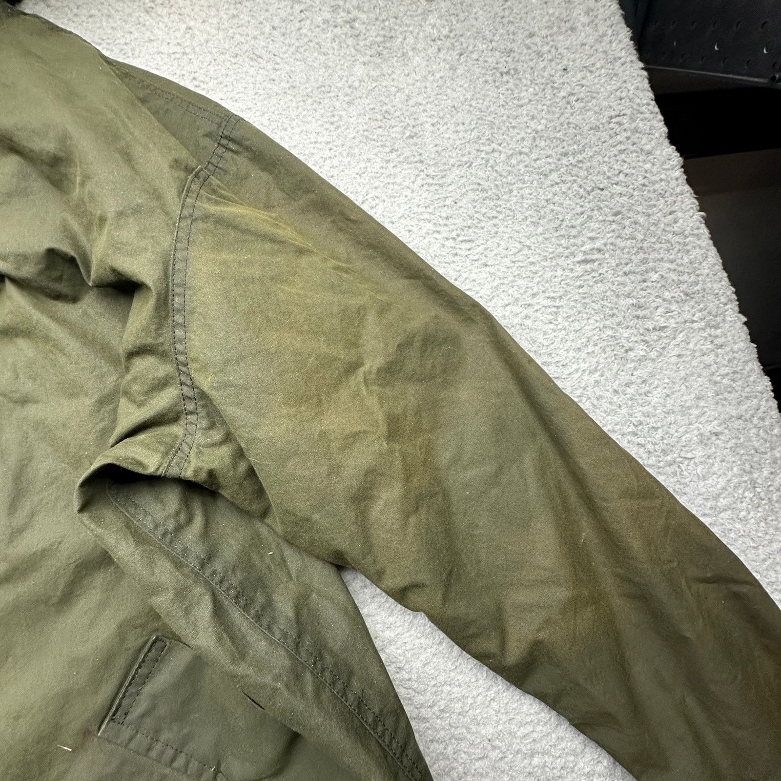 Other Vintage Rigor Waxed Cotton Jacket Mens Small Olive Green Size US S / EU 44-46 / 1 - 7 Thumbnail