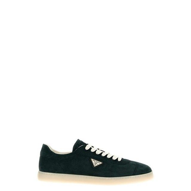 Prada PRADA Lane Green Sneakers New & Authentic (Men's size:12;) Size US 12 / EU 45 - 1 Thumbnail