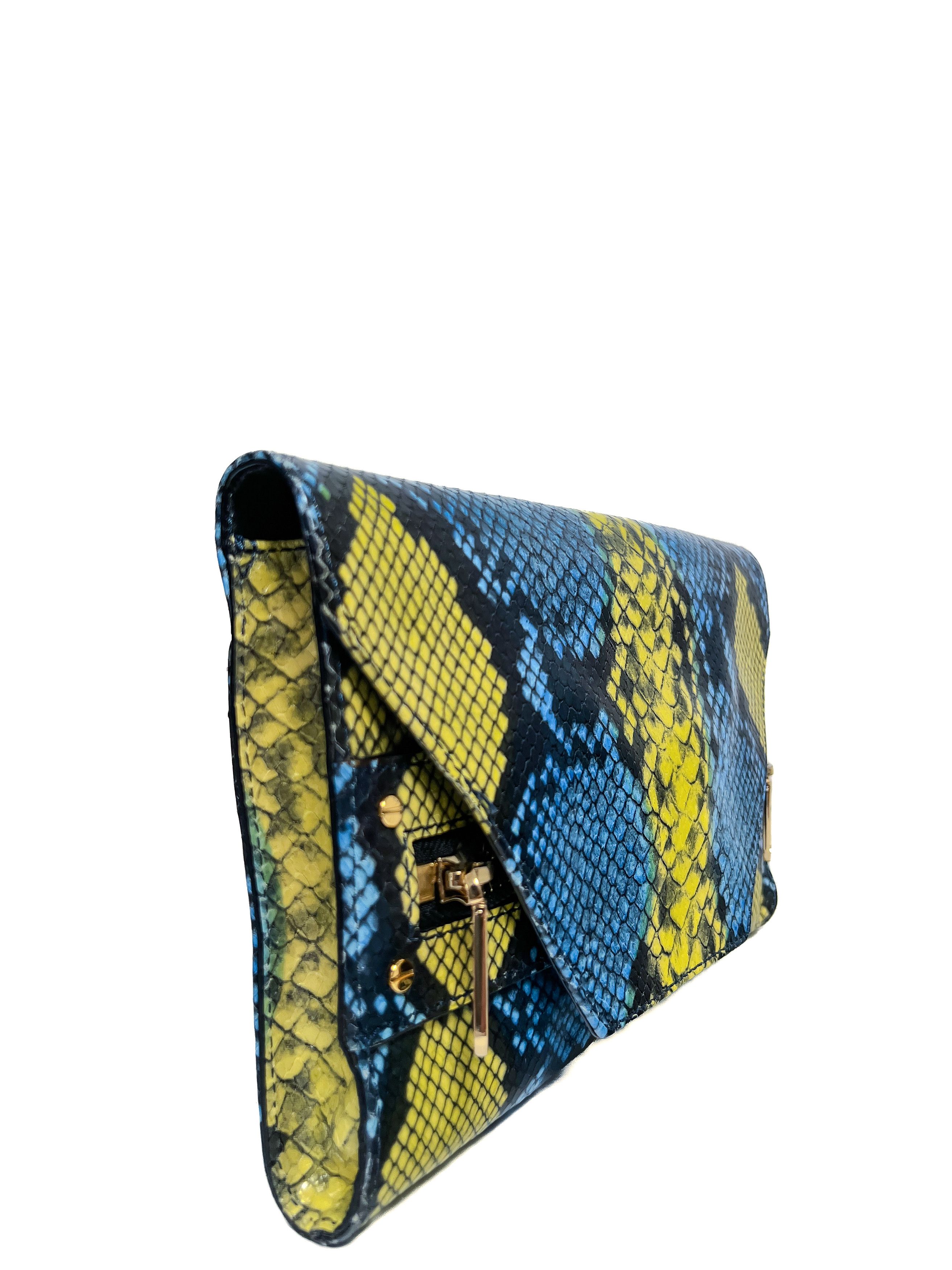 MILLY MILLY SNAKESKIN SHOULDER BAG NWT Size ONE SIZE - 5 Thumbnail