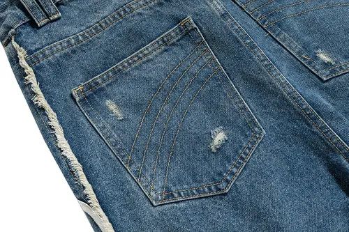 Jean Hamaoka x Kazue High Street White Striped Washed Jeans Size US 35 - 6 Thumbnail