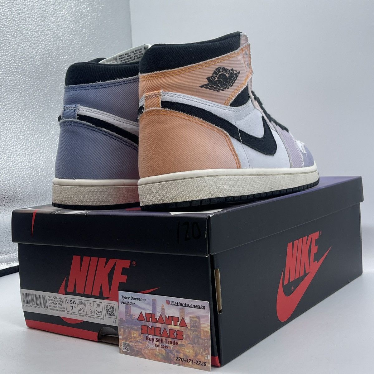 Nike Air Jordan 1 high skyline Size US 7.5 / EU 40-41 - 5 Thumbnail