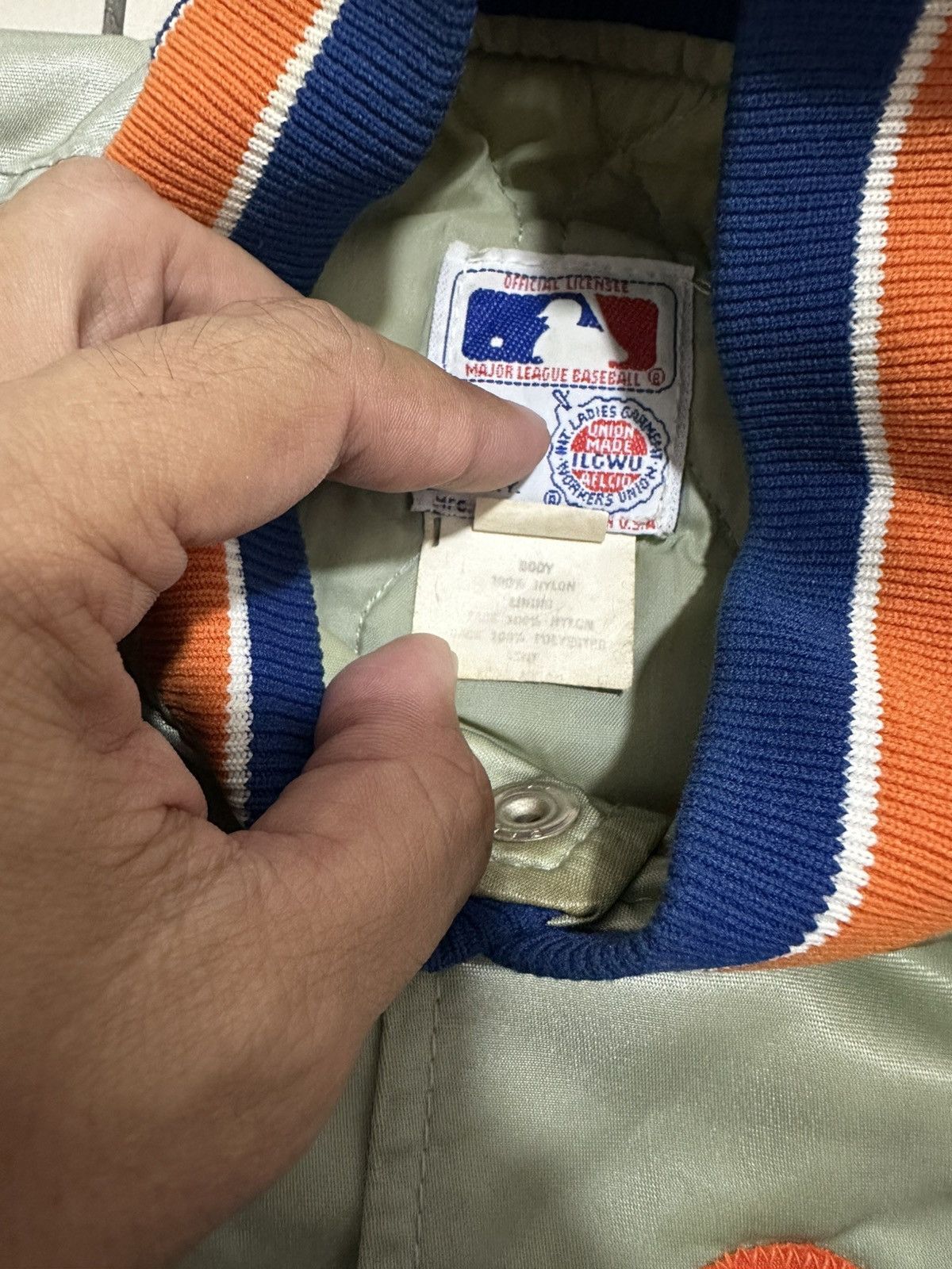 NFL Vintage 90’s MLB New York Mets Bomber varsity Jacket Design Size US S / EU 44-46 / 1 - 4 Thumbnail