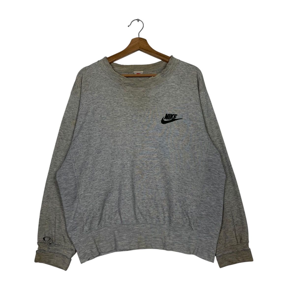 Nike Vintage Nike Distressed Sweatshirt Size US M / EU 48-50 / 2 - 1 Thumbnail