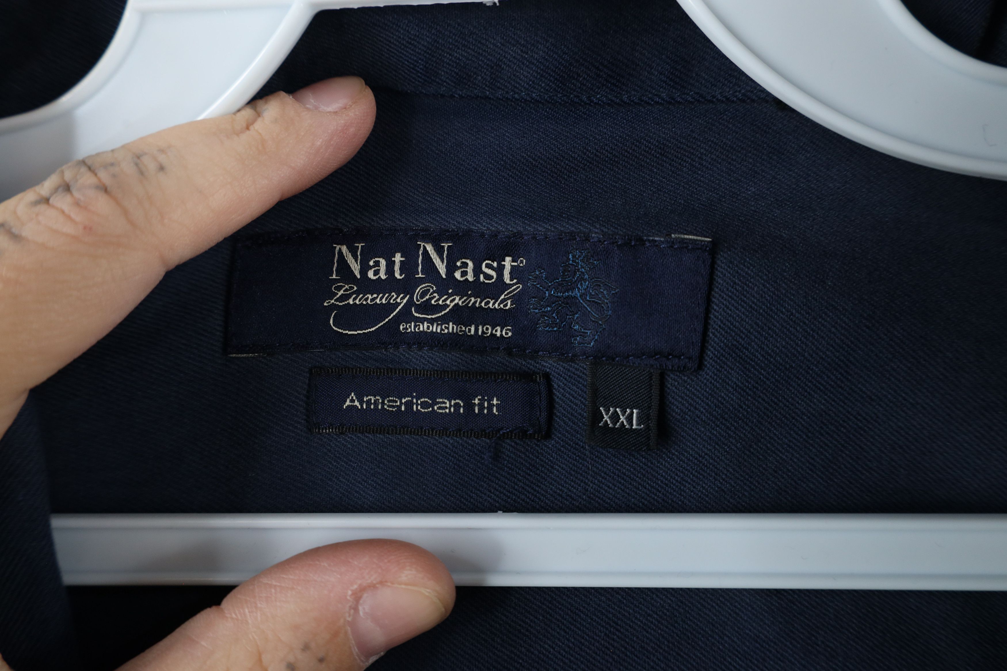 Nat Nast × Vintage Vintage Nat Nast Luxury Originals Diamond Button Shirt Size US XXL / EU 58 / 5 - 10 Thumbnail