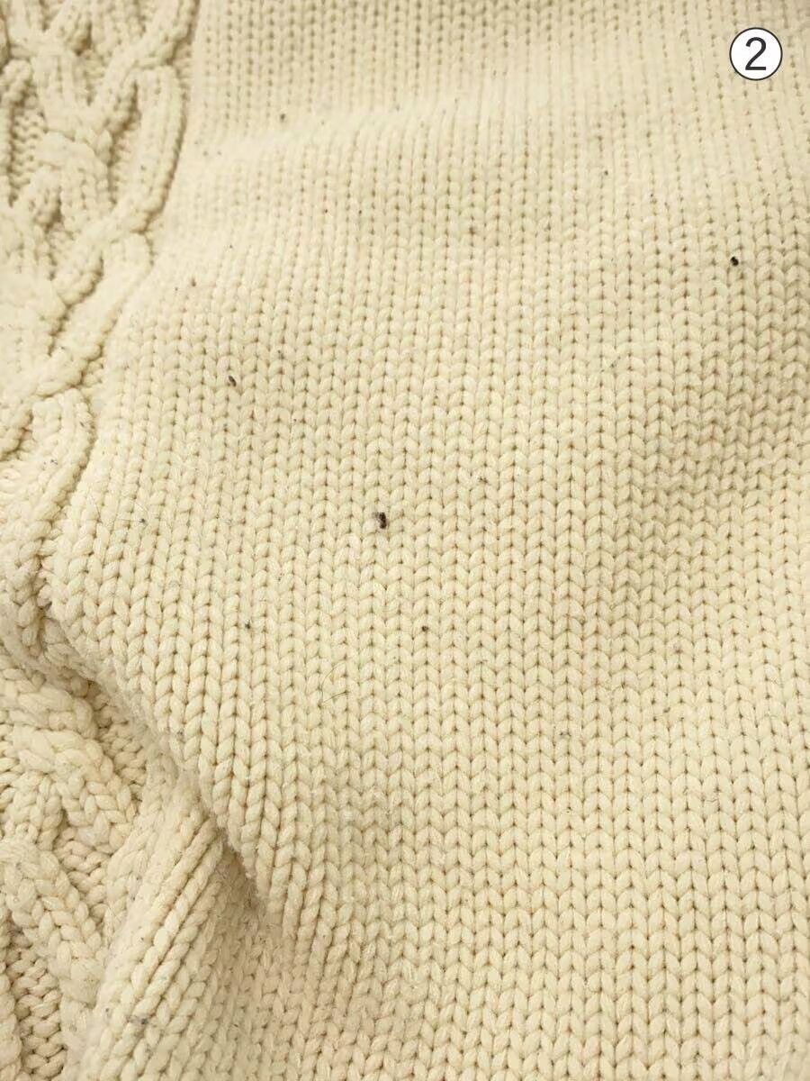 Number (N)ine Cable Knit Raglan Zip Knit Sweater Size US XL / EU 56 / 4 - 5 Thumbnail