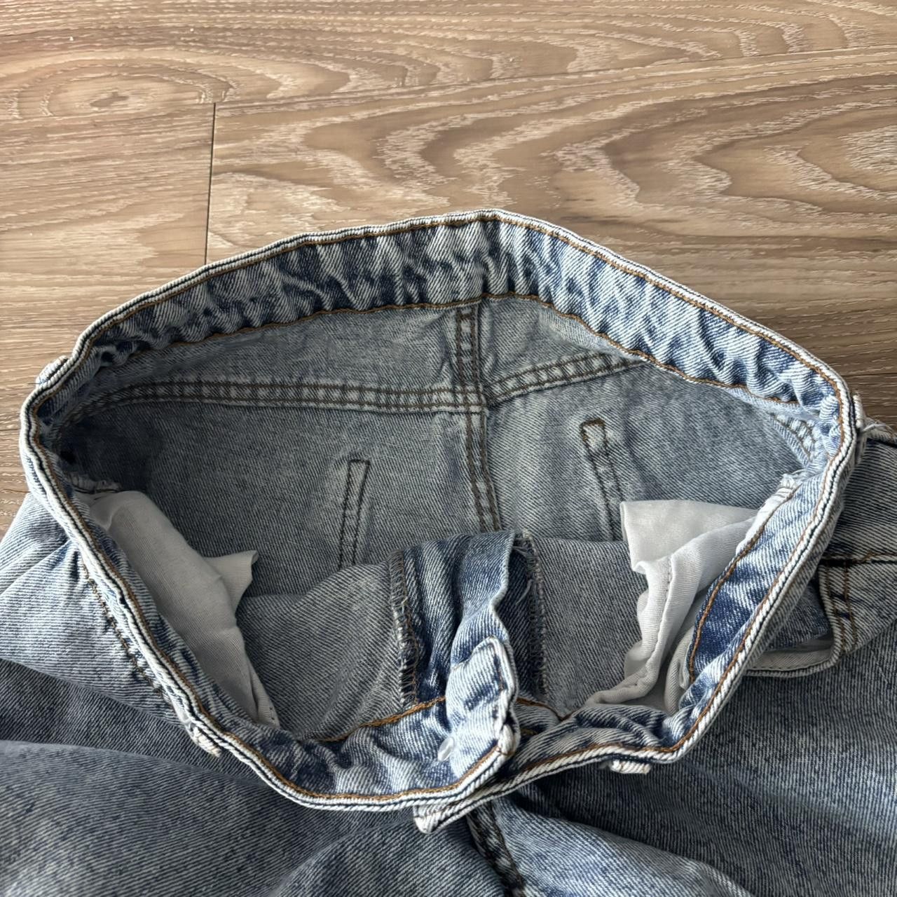 Vintage Crazy Vintage Y2K/2000s Baggy Light Wash Wide Leg Skater Denim Jeans! 28x29 Size US 28 / EU 44 - 7 Thumbnail