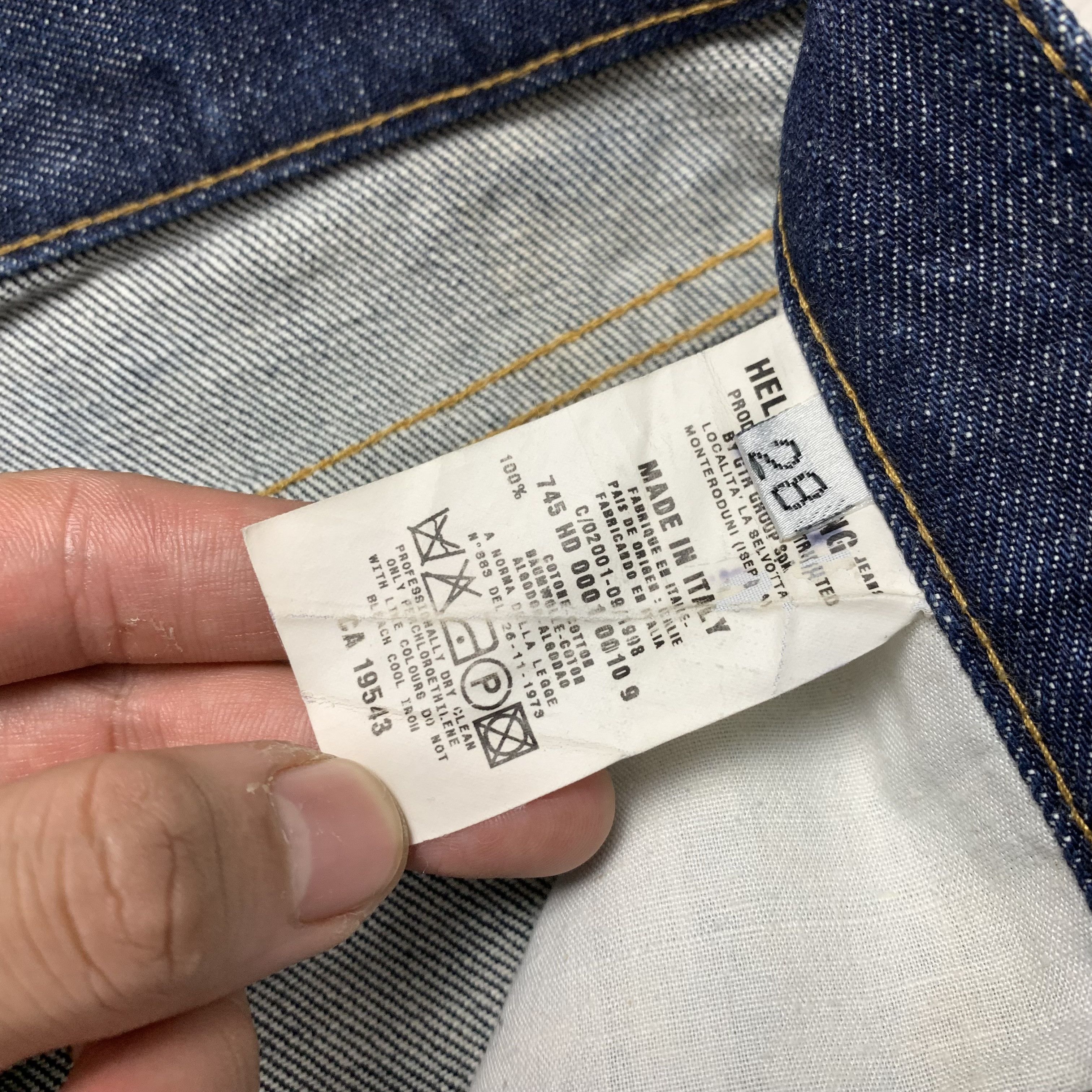 Helmut Lang 1999 Helmut Lang Classic Raw Denim Italian Cut Size US 28 / EU 44 - 8 Thumbnail