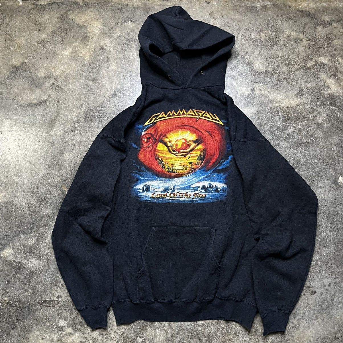 Vintage Vintage gammaray man on a mission band tour hoodie Size US XL / EU 56 / 4 - 1 Thumbnail
