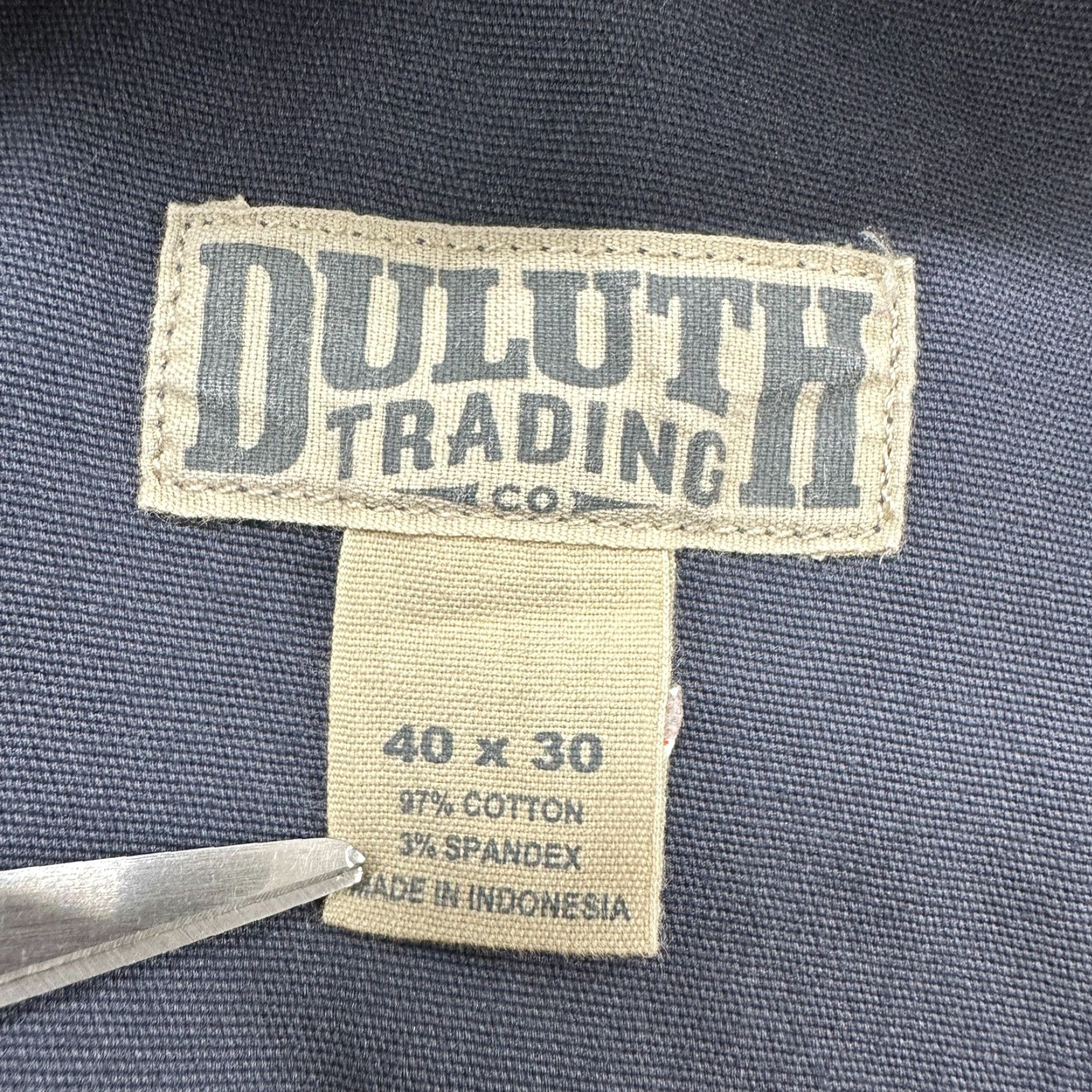 Vintage Duluth Pants Mens 40x30 Grey Cotton Canvas Cargo Pocket Relaxed Straight Cargo Pant Mens Regular 40 Grey Cushion Pockets Workwear Casual Vintage No Size US 40 / EU 56 - 4 Thumbnail