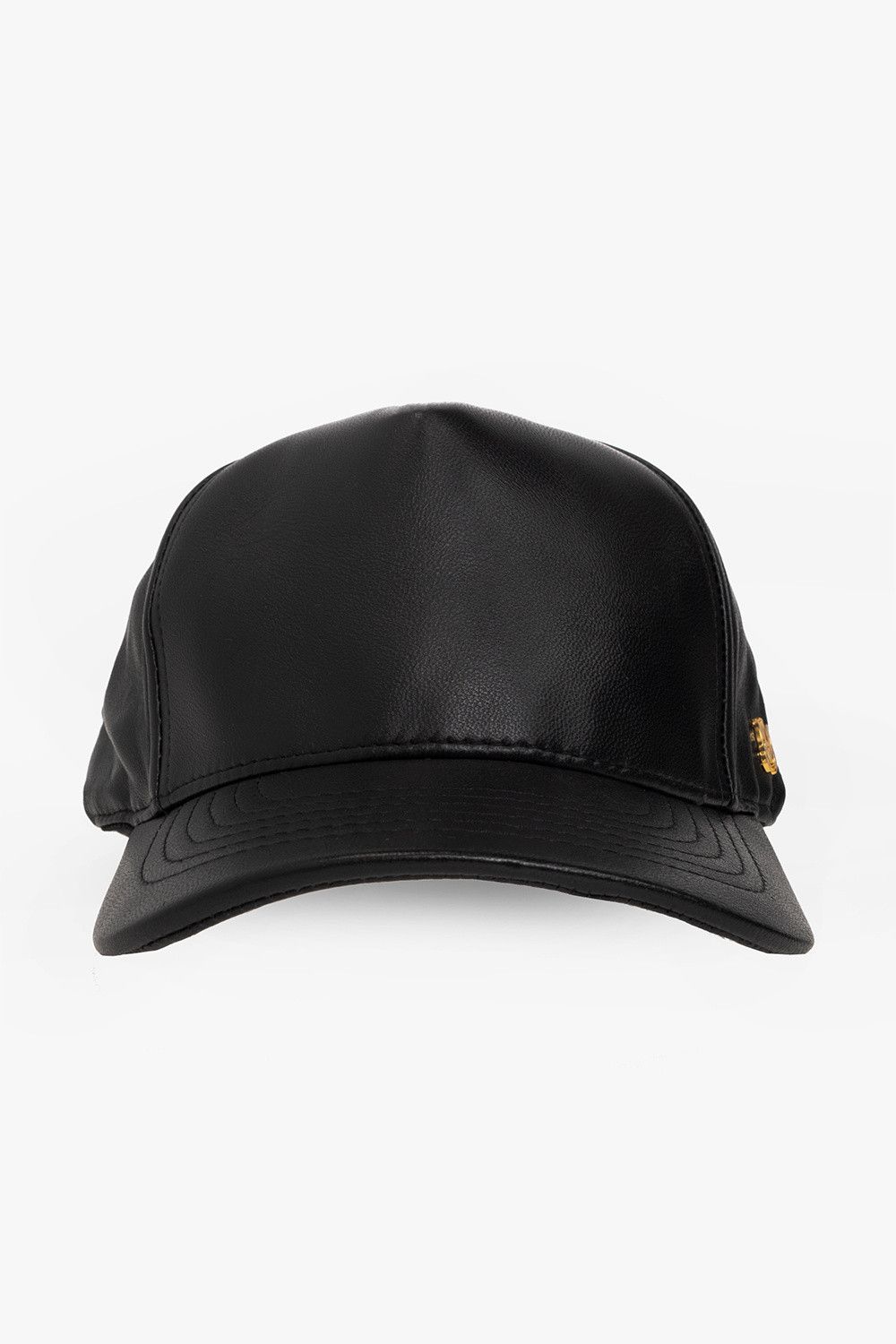 Amiri o1mle0925 Size: OS MA Pin Full Leather Hat/Cap in Black Size ONE SIZE - 1 Thumbnail