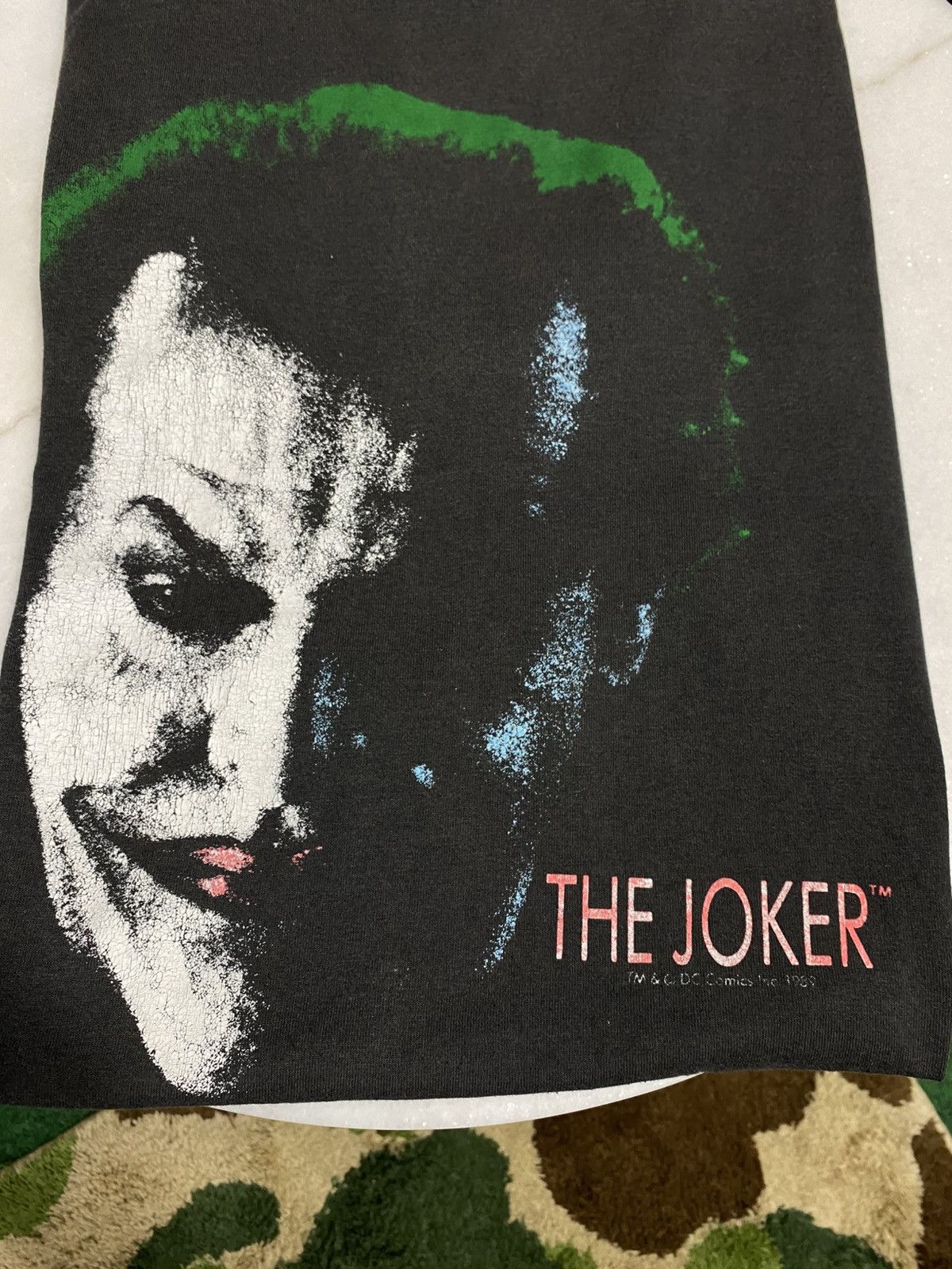 DC Comics × Vintage Vintage 80’s Joker Jack Nicholson Tee Shirt Medium Size US M / EU 48-50 / 2 - 6 Thumbnail