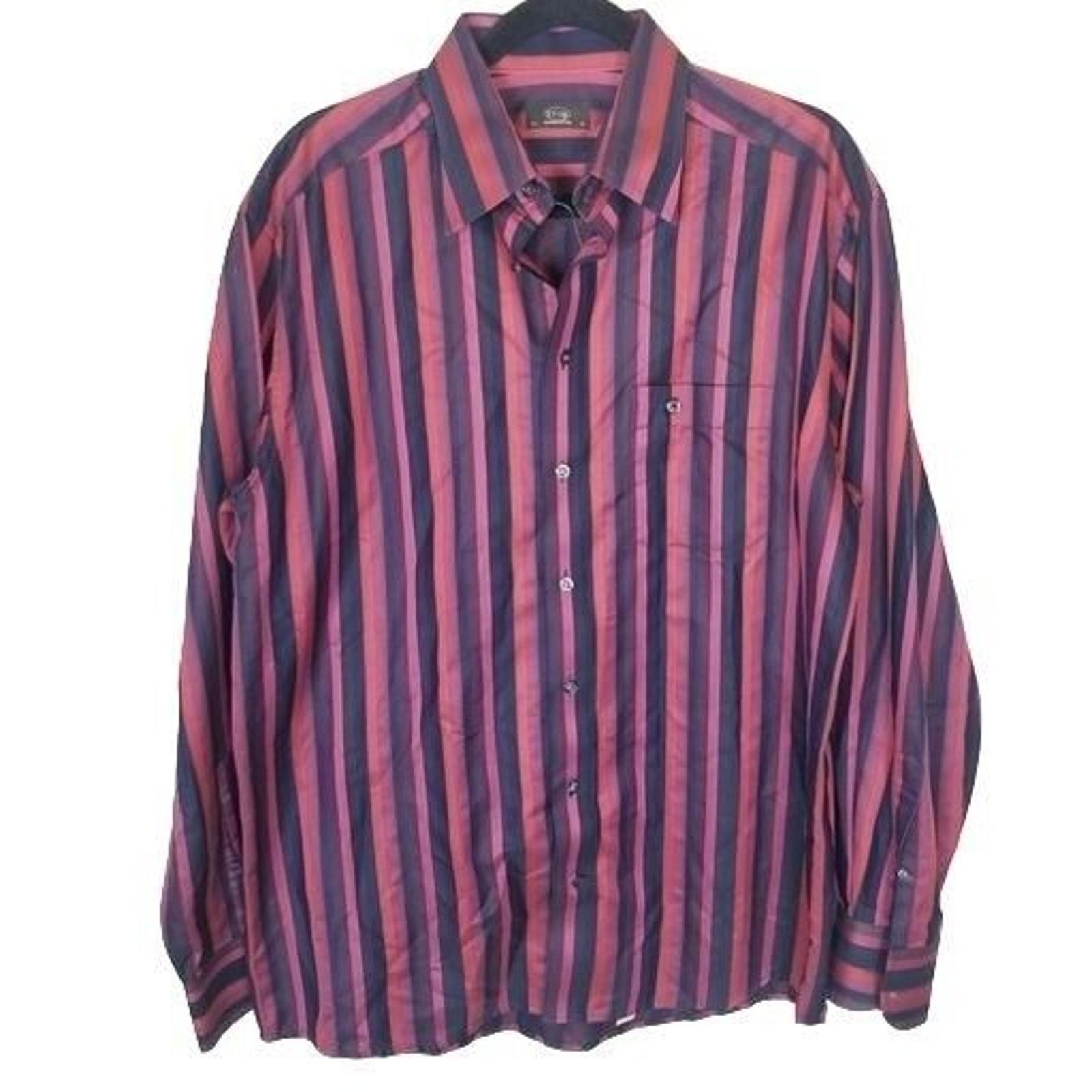 Eton ETON Mens Striped Dress Size 42 Preppy Designer Formal Size US XS / EU 42 / 0 - 1 Thumbnail