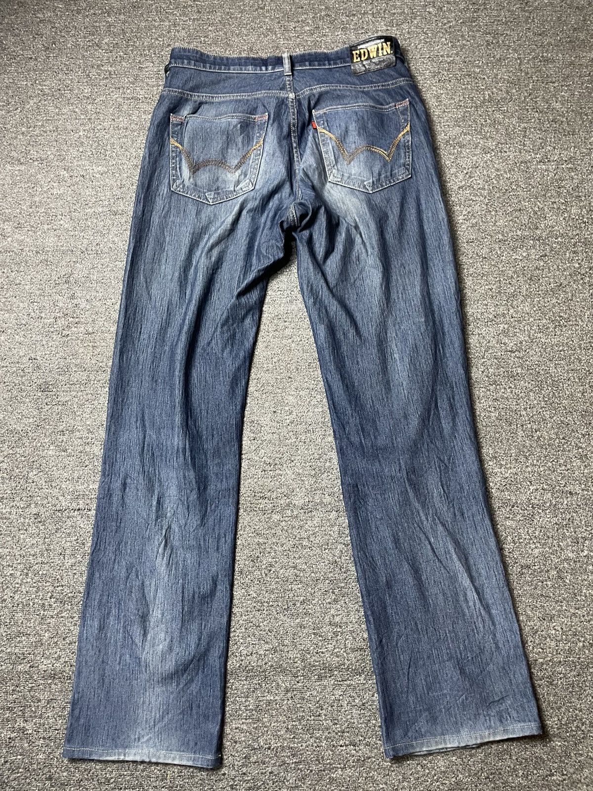 Edwin × Vintage Vintage EDWIN 403 Straight Cut Jeans (92) Size US 31 - 8 Thumbnail
