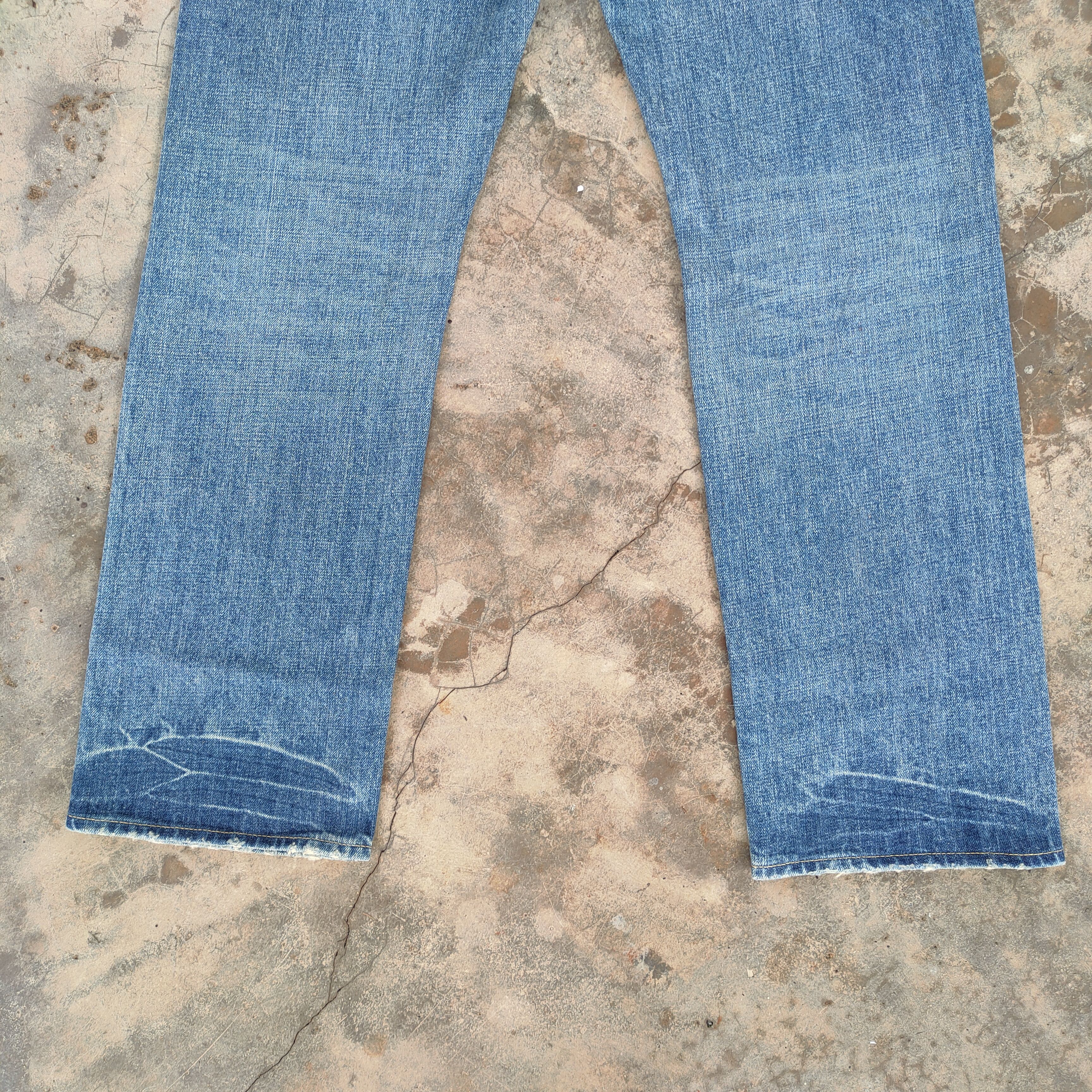 Vision Streetwear Vintage japanese button fly faded jeans denim pants Size US 30 / EU 46 - 13 Thumbnail