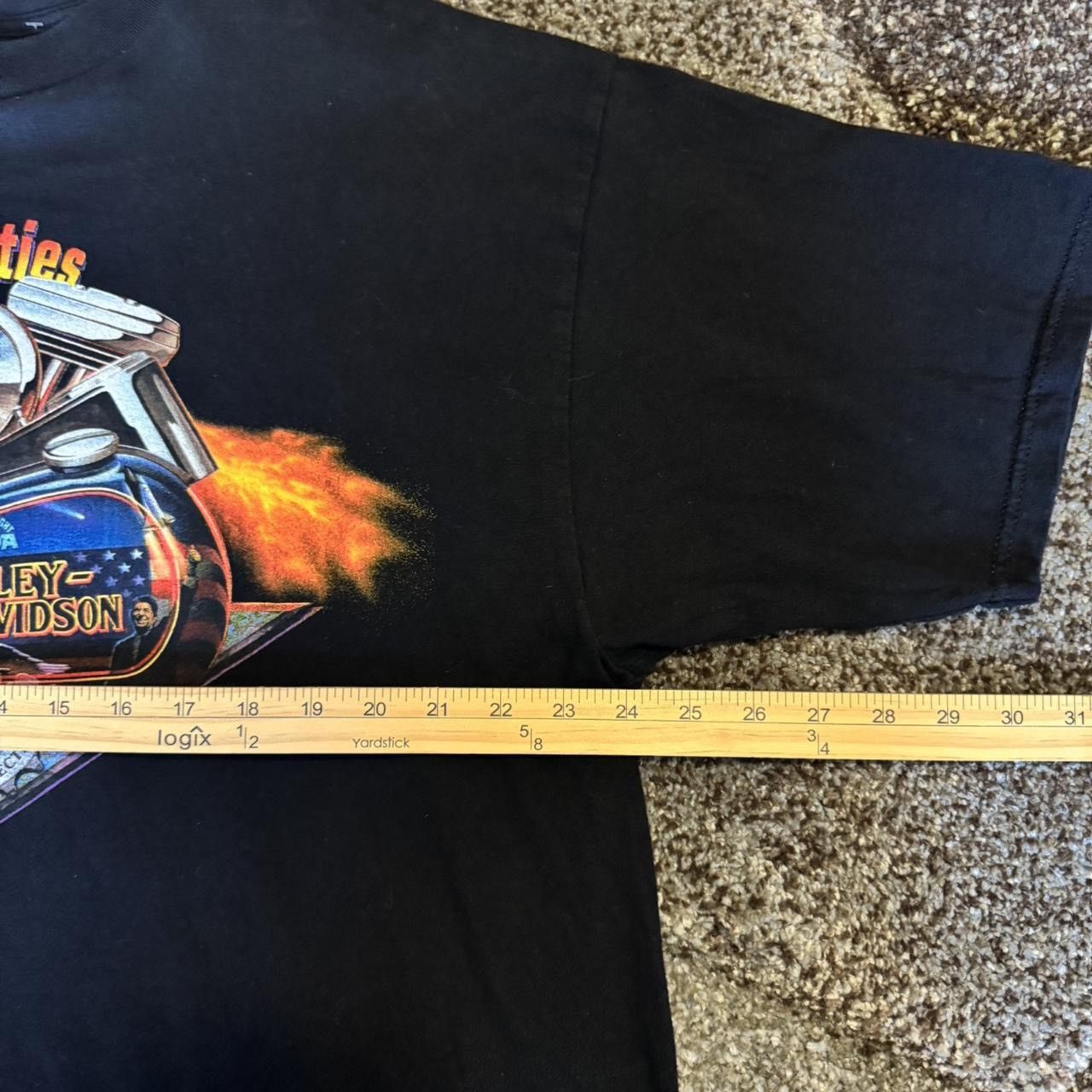 Harley Davidson Vintage 1997 Clovis, NM Harley Davidson Tee Size US XXL / EU 58 / 5 - 2 Thumbnail