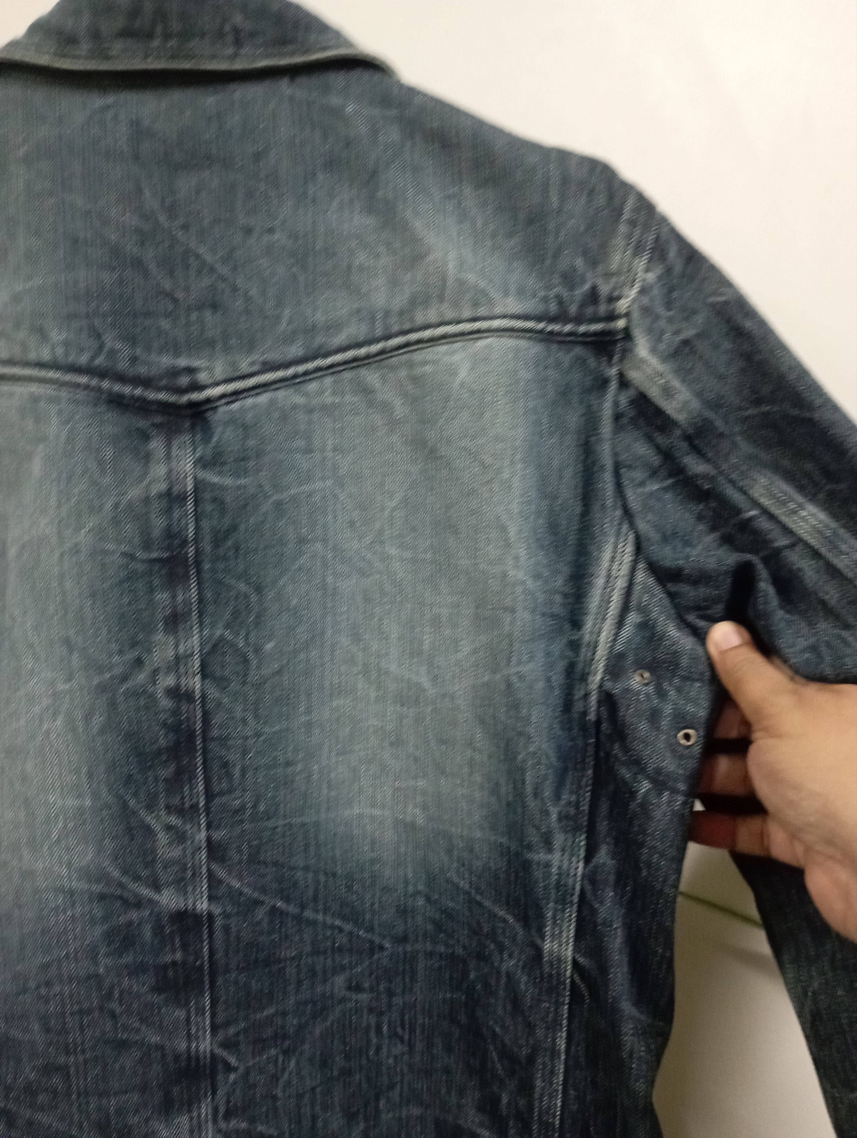 PPFM Vintage Japanese Junmen Lightning Wash Denim Jacket Size US L / EU 52-54 / 3 - 10 Thumbnail