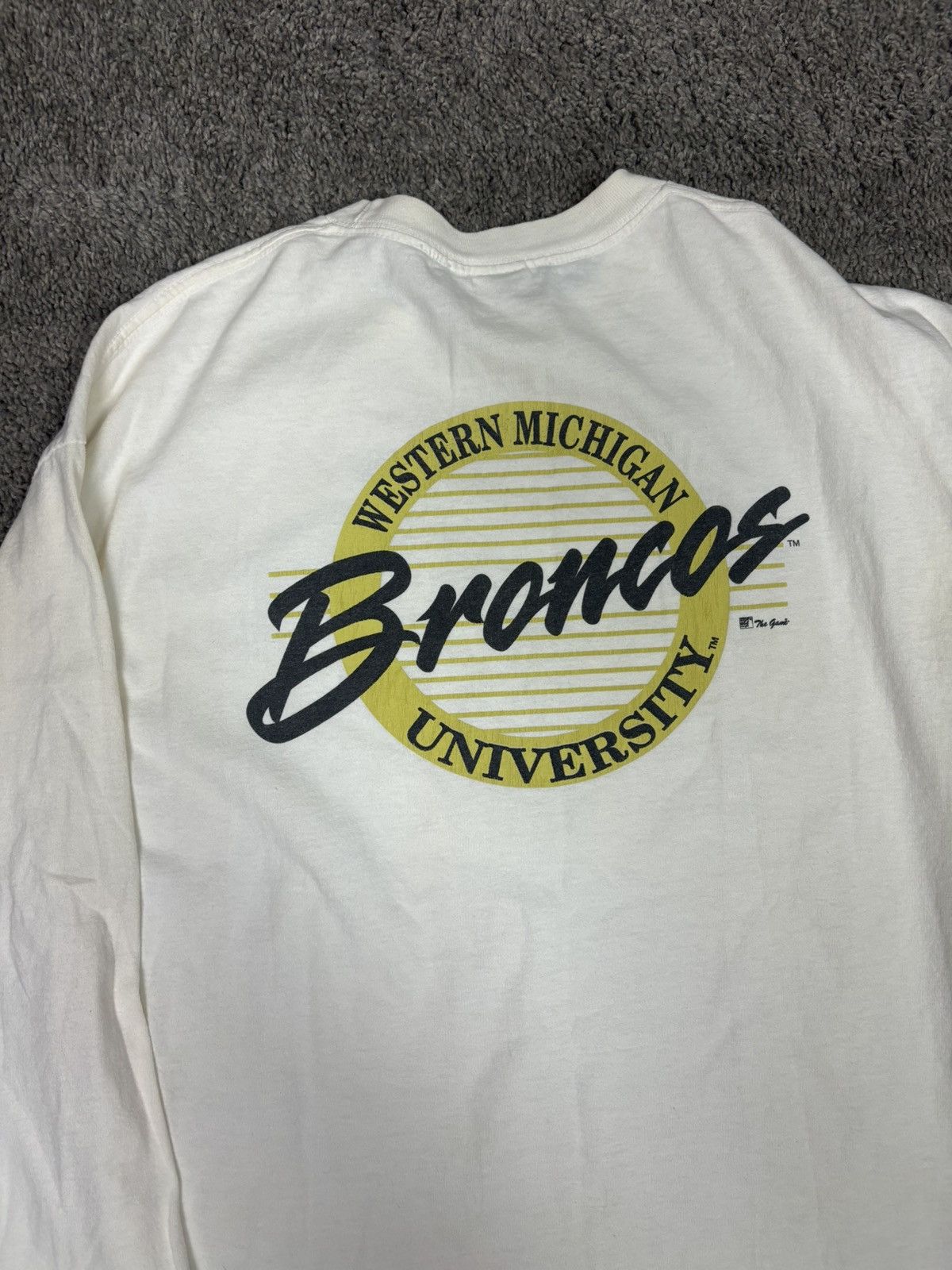 The Game Vintage 90s white western Michigan university long sleeve Size US XL / EU 56 / 4 - 2 Thumbnail