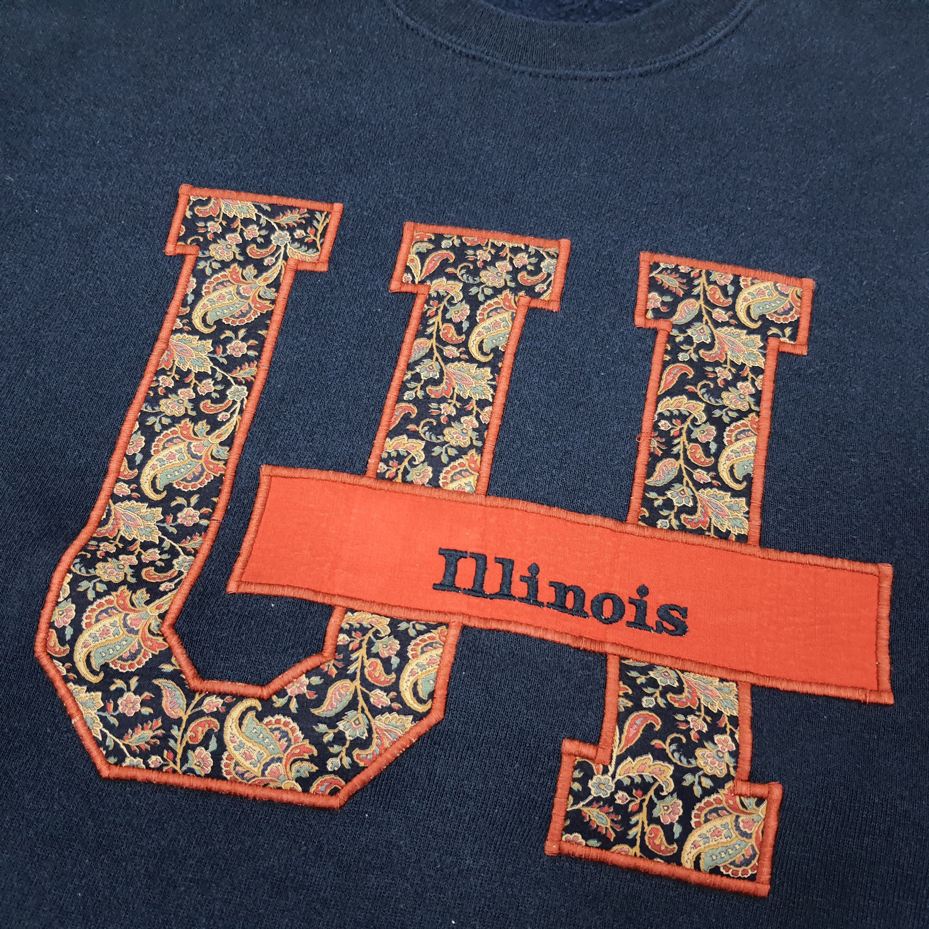 Jerzees Vintage The University of Illinois Urbana Sweatshirt C251N9 Size US M / EU 48-50 / 2 - 2 Thumbnail