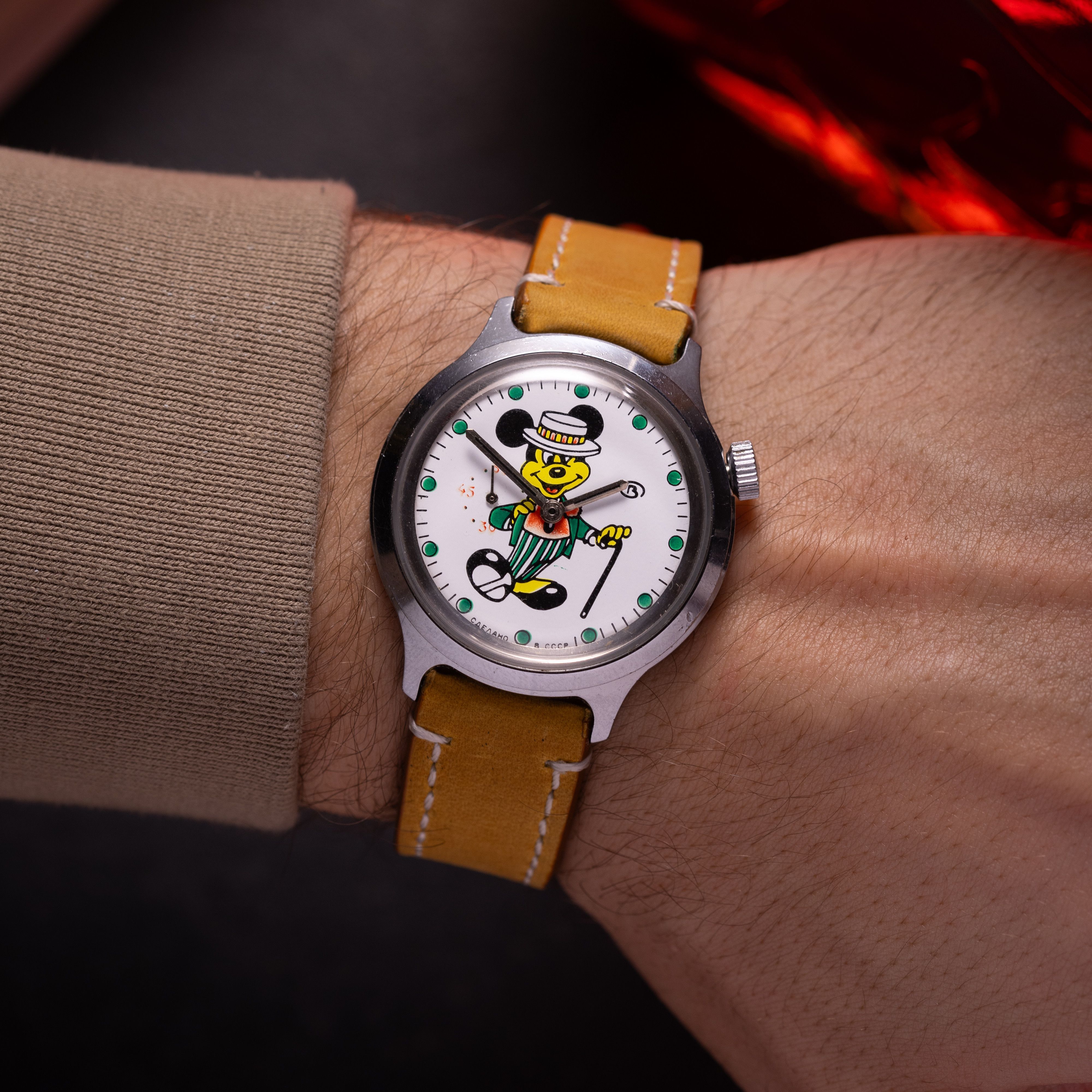 Other Glock Watch FishingForScale Mickey Mouse Bullet Strap Watch 
