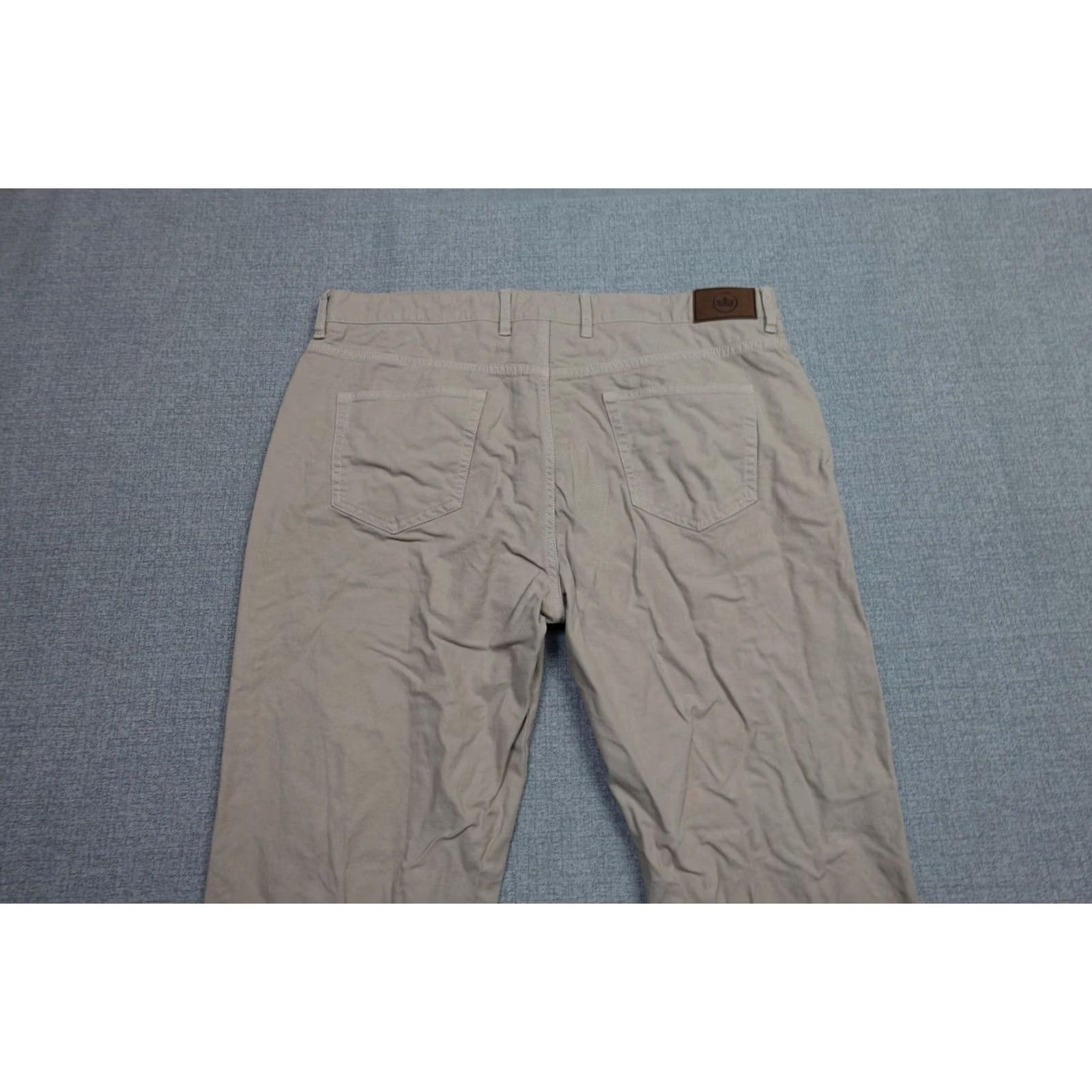 Peter Millar Peter Millar Crown Vintage Canvas Pants Mens 38x28 Beige Tan Performance Chino Stretch Casual Slacks Navy? Size US 38 / EU 54 - 5 Thumbnail