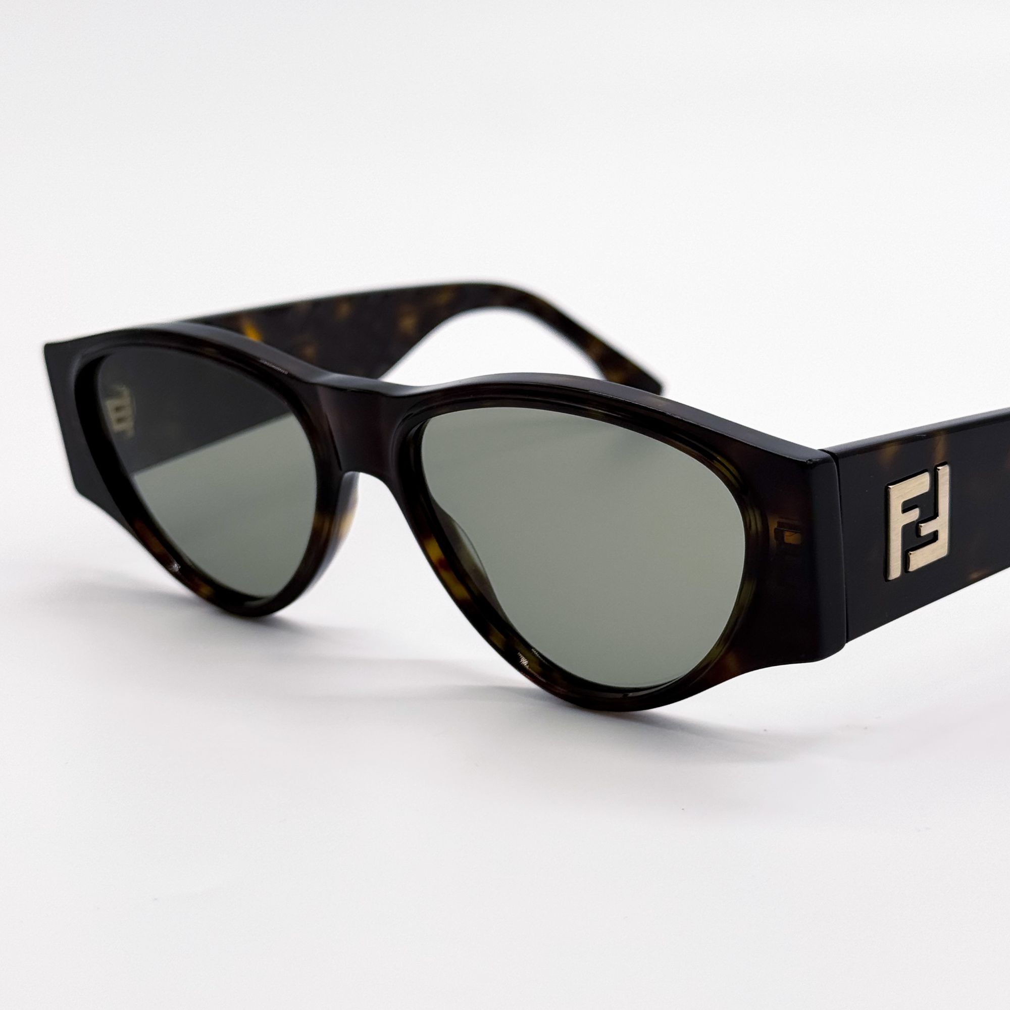 Fendi NEW FE40158I 52E FENDI WOMEN SUNGLASSES HAVANA GREY EYEWEAR Size ONE SIZE - 5 Thumbnail