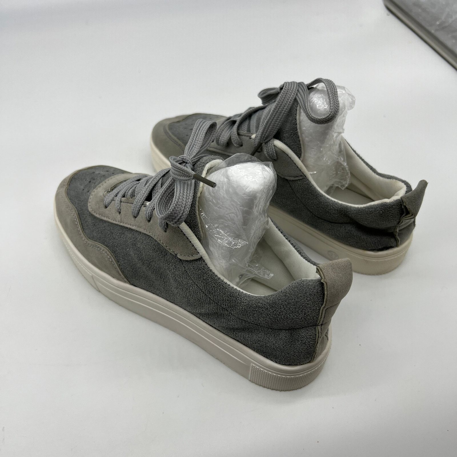Other Womens Shoes Casual Lace Up Flat Closed Toe Gray Sneake Size US 6.5 / IT 36.5 - 3 Thumbnail