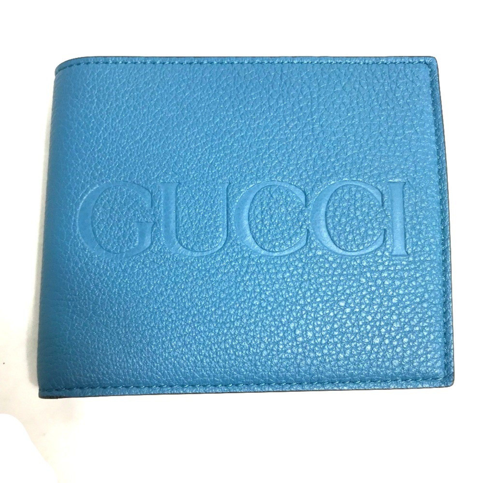 Gucci Gucci 658681 logo Compact wallet Folded wallet blue Size ONE SIZE - 1 Thumbnail