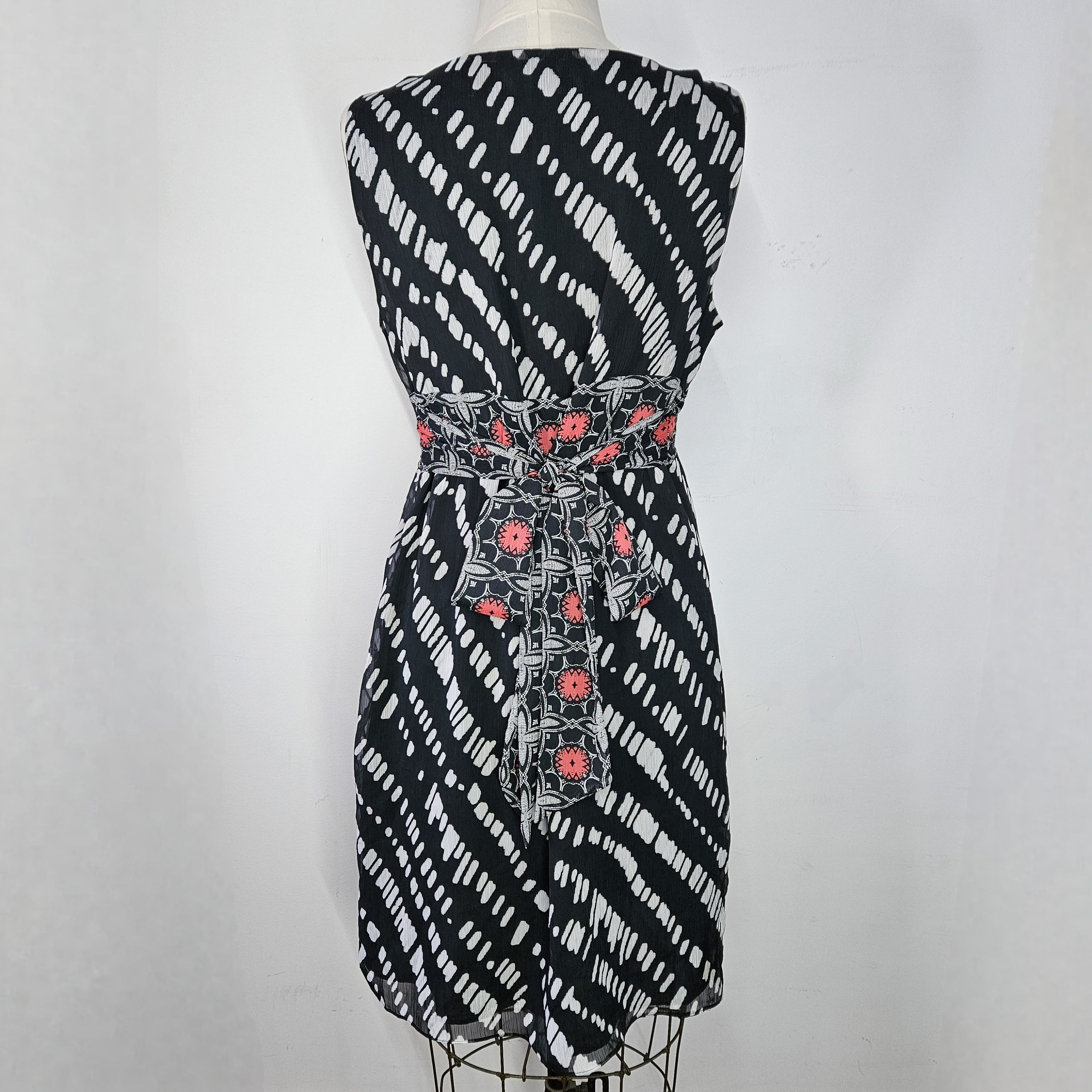 Other Axcess Size L Dress Belted Waist Sleeveless Bias Size L / US 10 / IT 46 - 4 Thumbnail