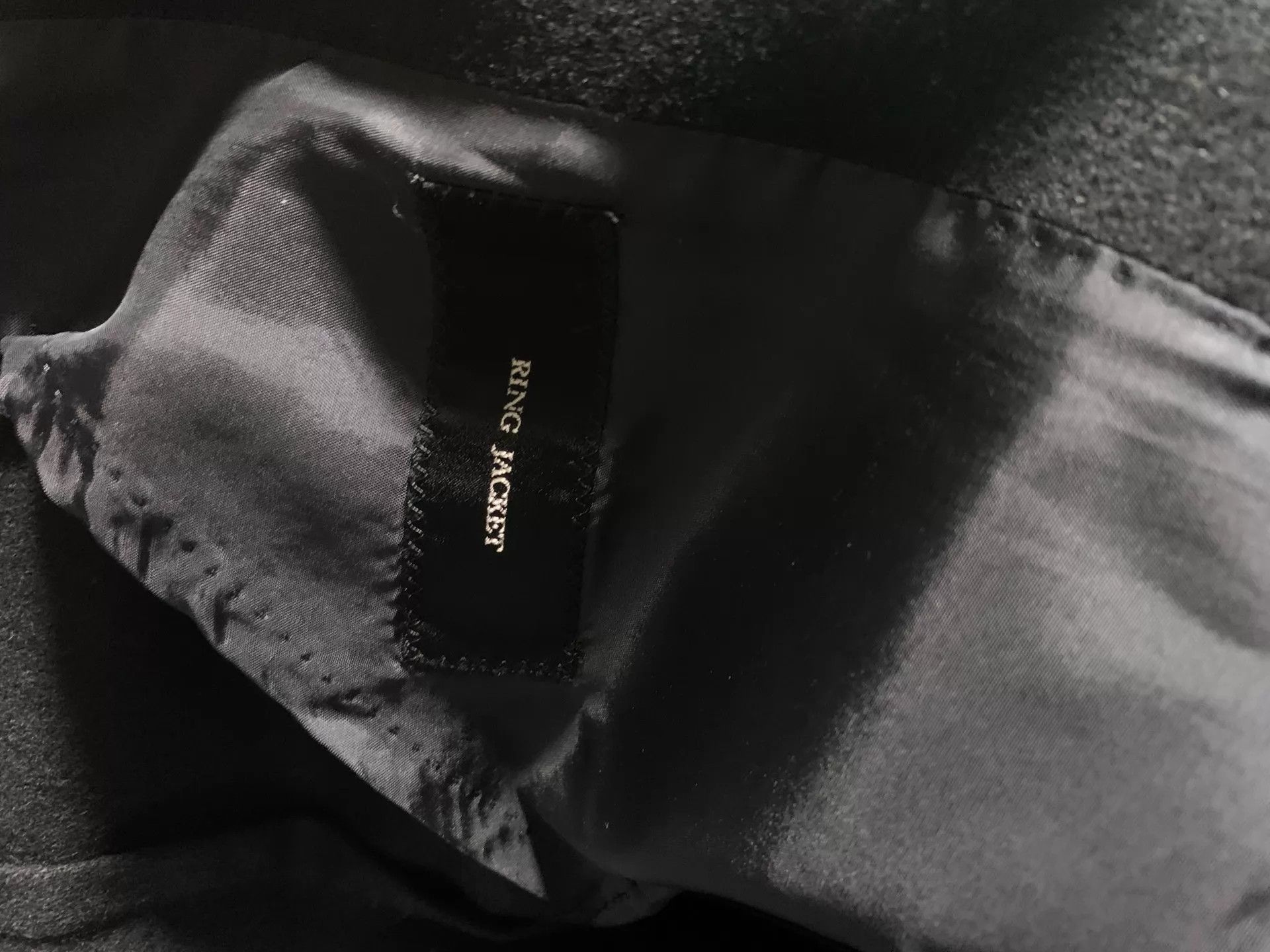 Ring Jacket Ring Jacket 90% Wool 10% Cashmere Black Overcoat 46 Size US S / EU 44-46 / 1 - 7 Thumbnail