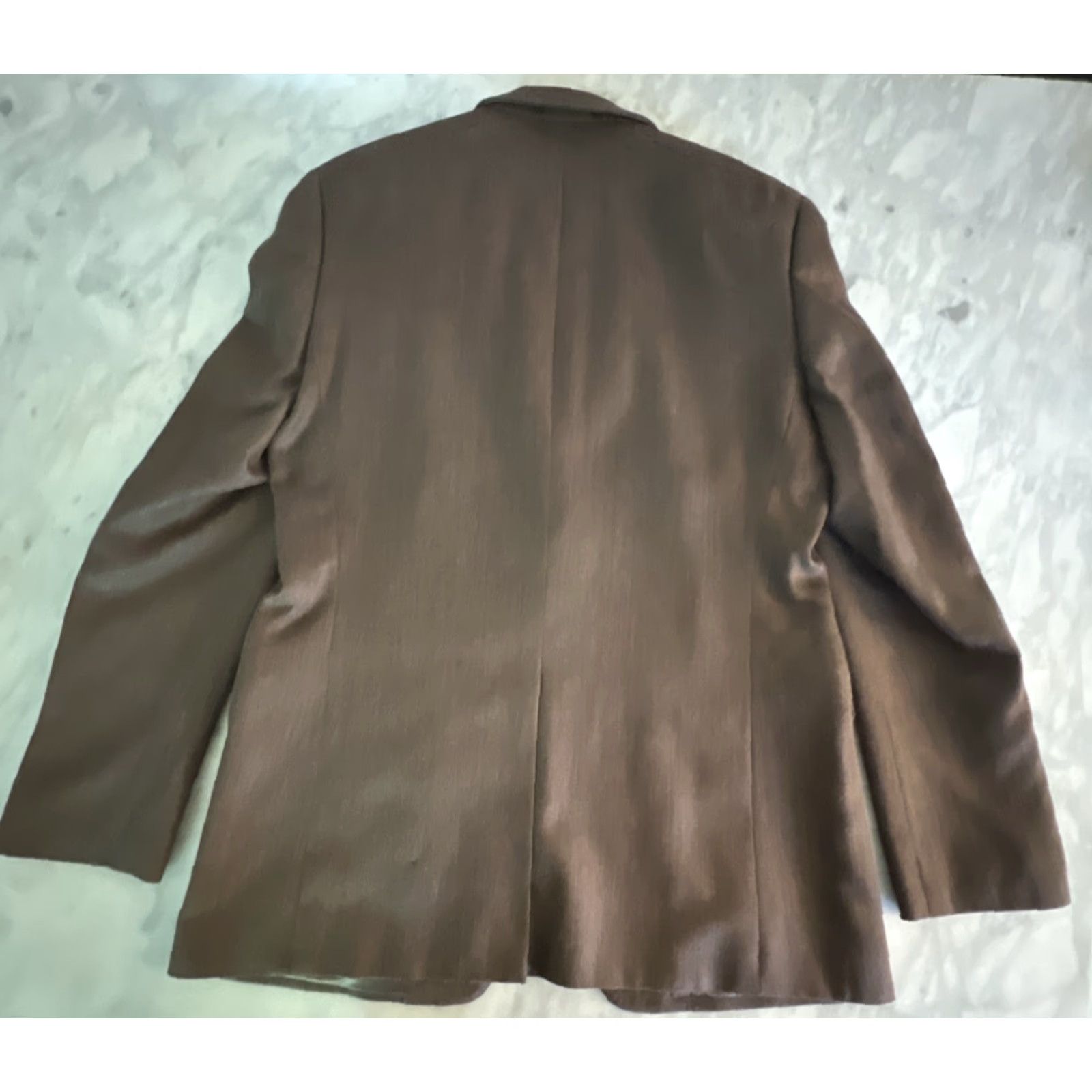 Ralph Lauren RALPH LAUREN SPORT COAT Blazer 42L Brown Wool Silk Two-Button Mens Size 42L - 5 Thumbnail