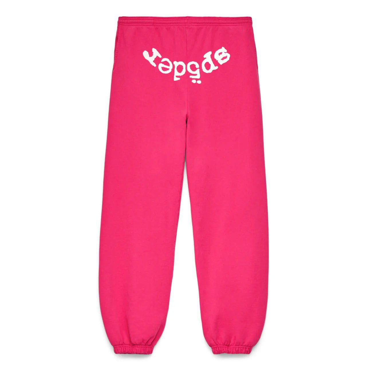 Image of Spider Worldwide Sp5Der Legacy Web Sweatpants Pink & White - Size X-Large, Men's