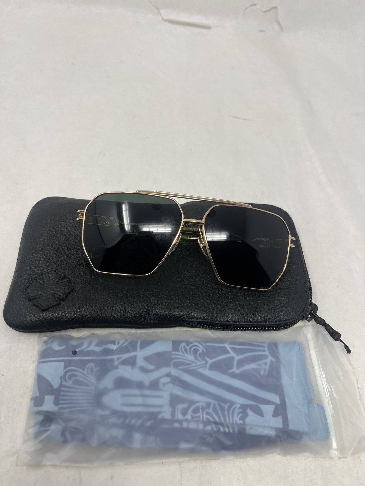 Chrome Hearts Chrome Hearts Ripping Green Gold Size ONE SIZE - 1 Thumbnail